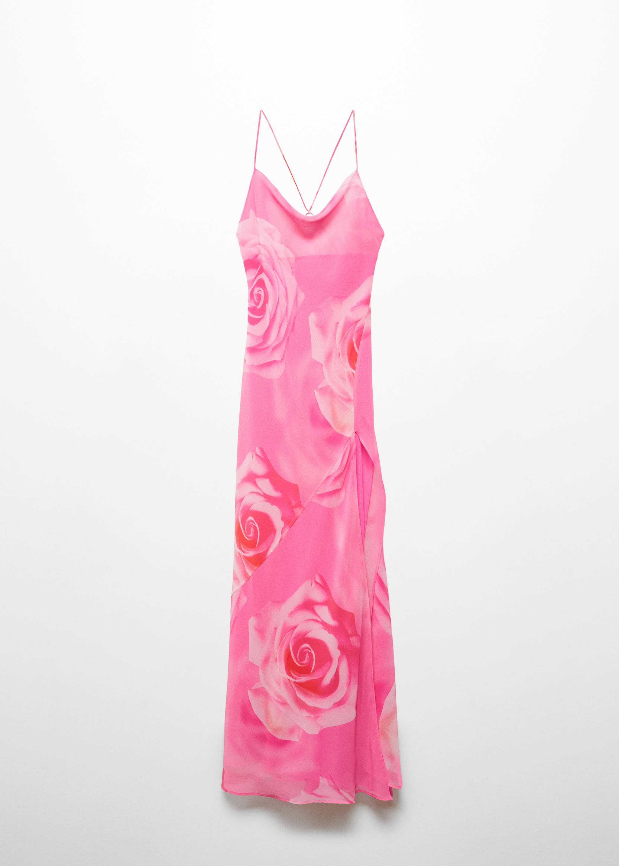 Floral dress with slit - Article without model