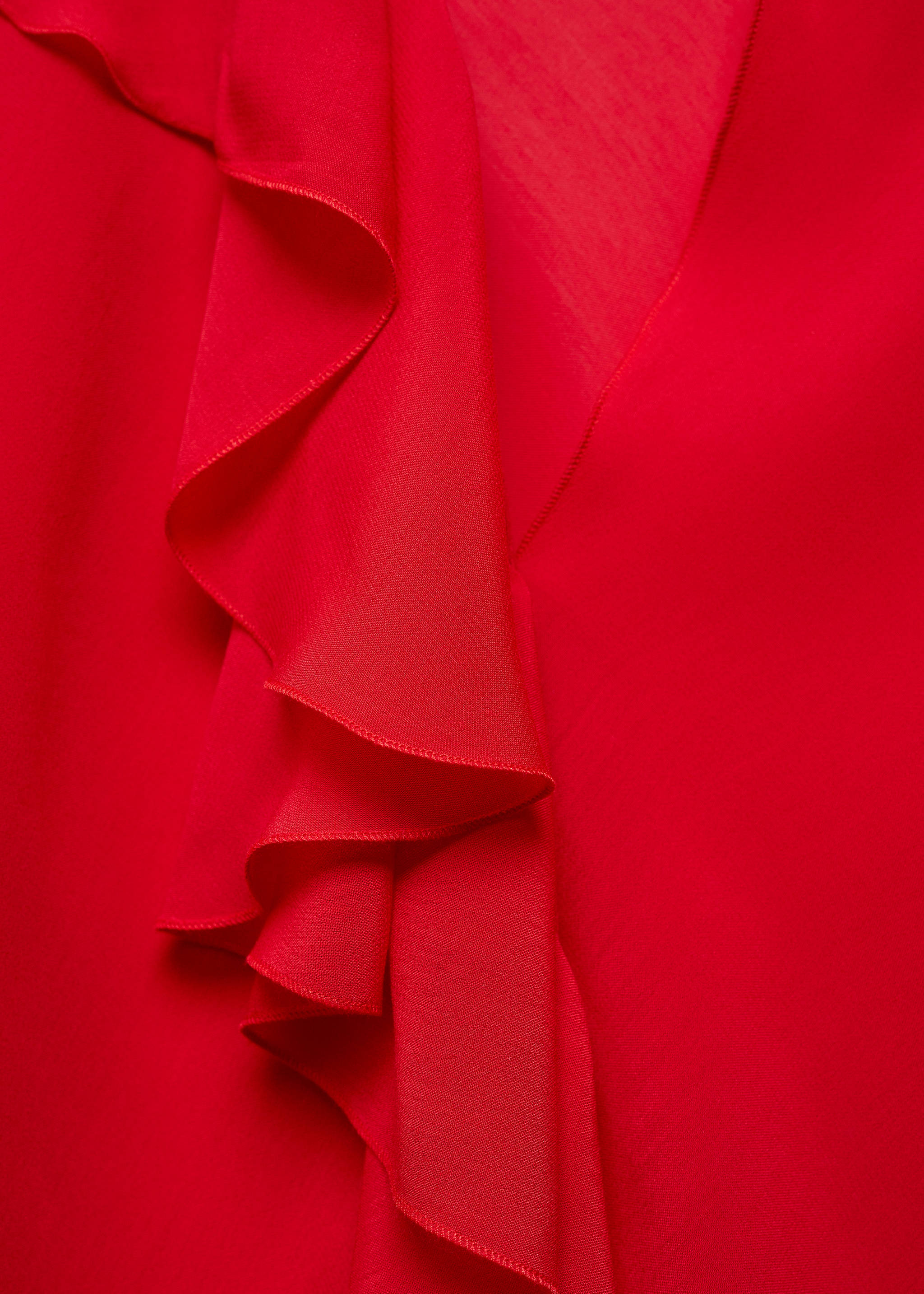 بلوزة مكشكشة برقبة على شكل V - تفاصيل المنتج 8