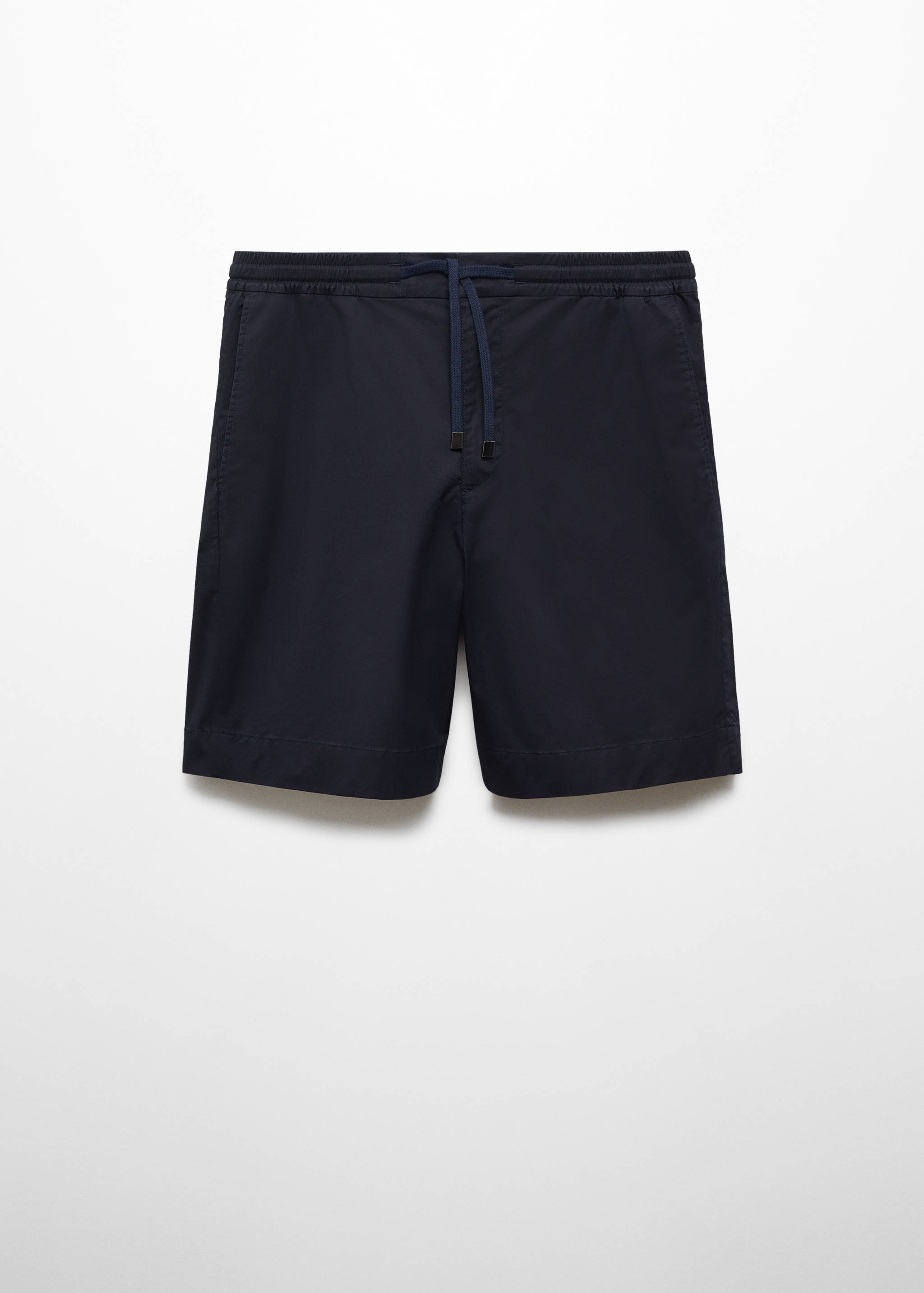 Slim fit cotton Bermuda shorts - Article without model