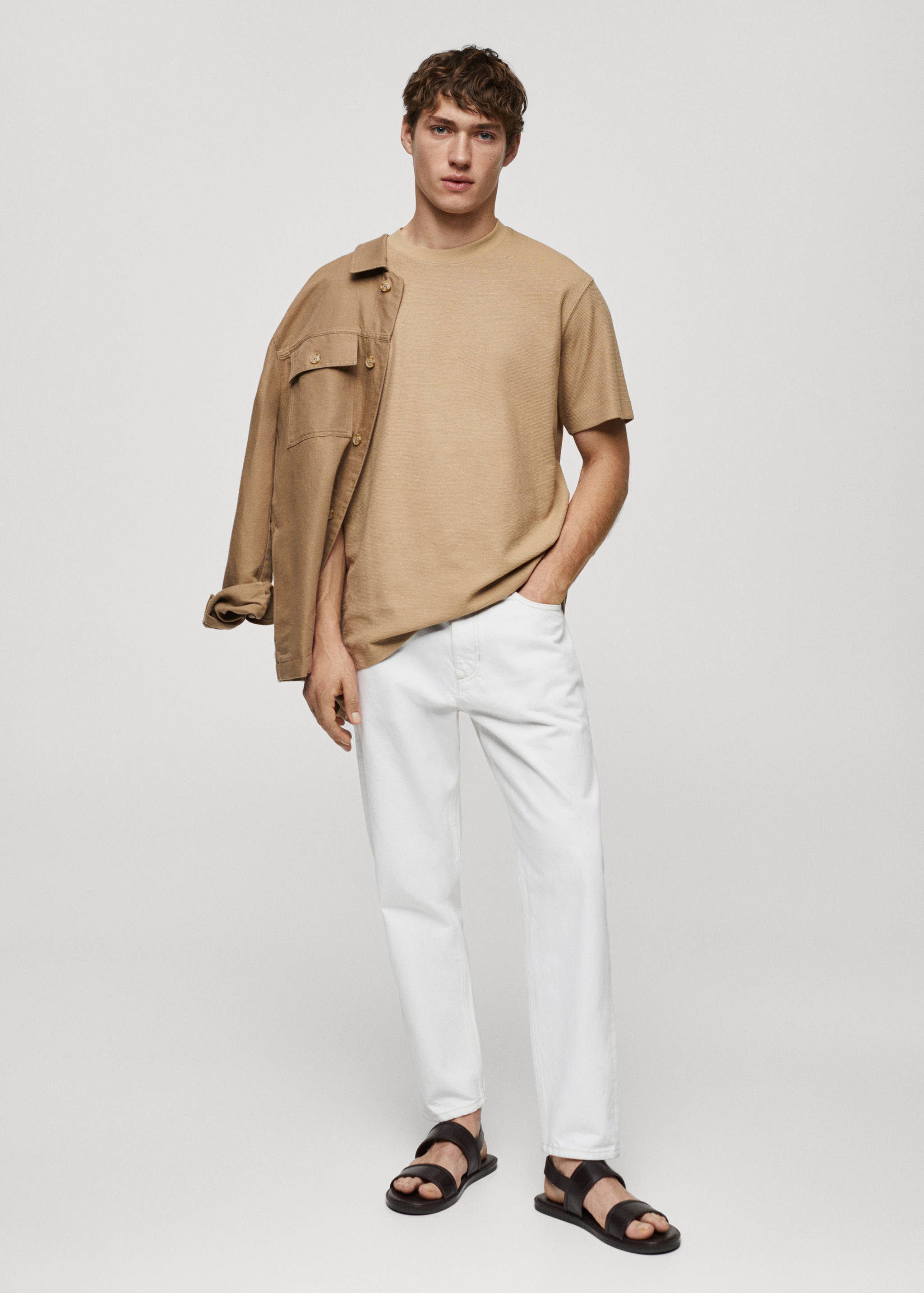 Camiseta algodón relaxed fit - Plano general