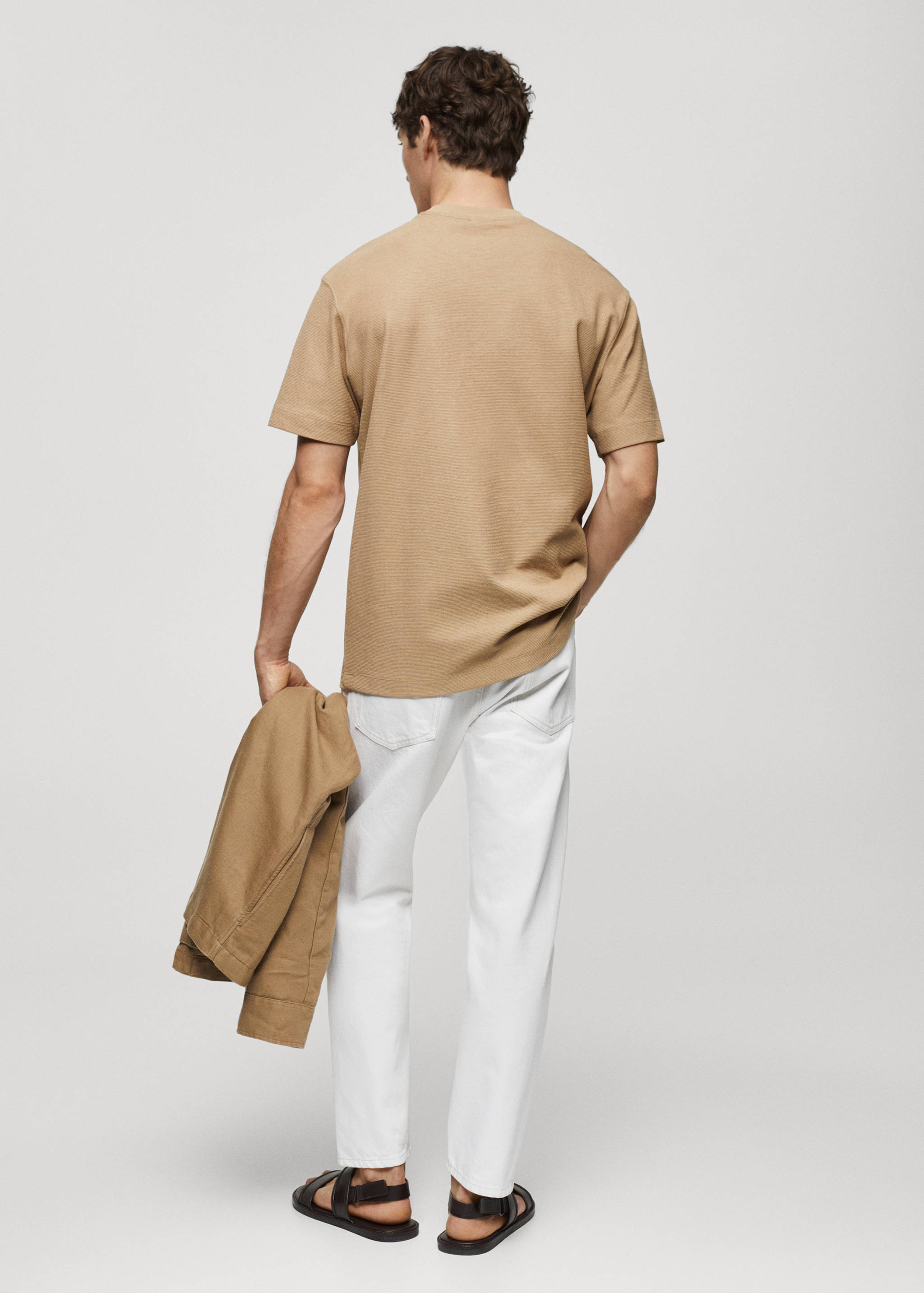 Camiseta algodón relaxed fit - Reverso del artículo