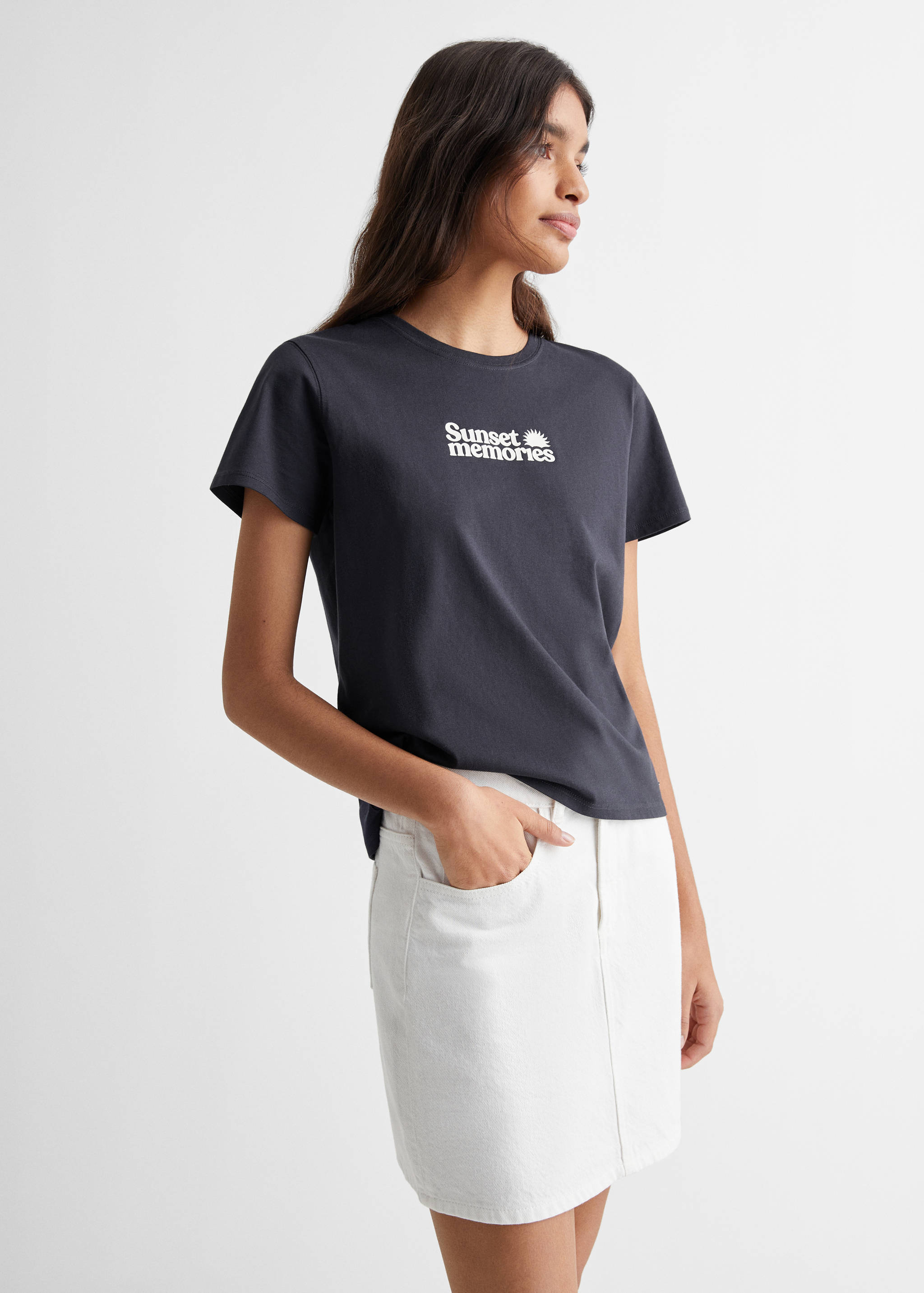 Koszulka z nadrukiem - Plan średni