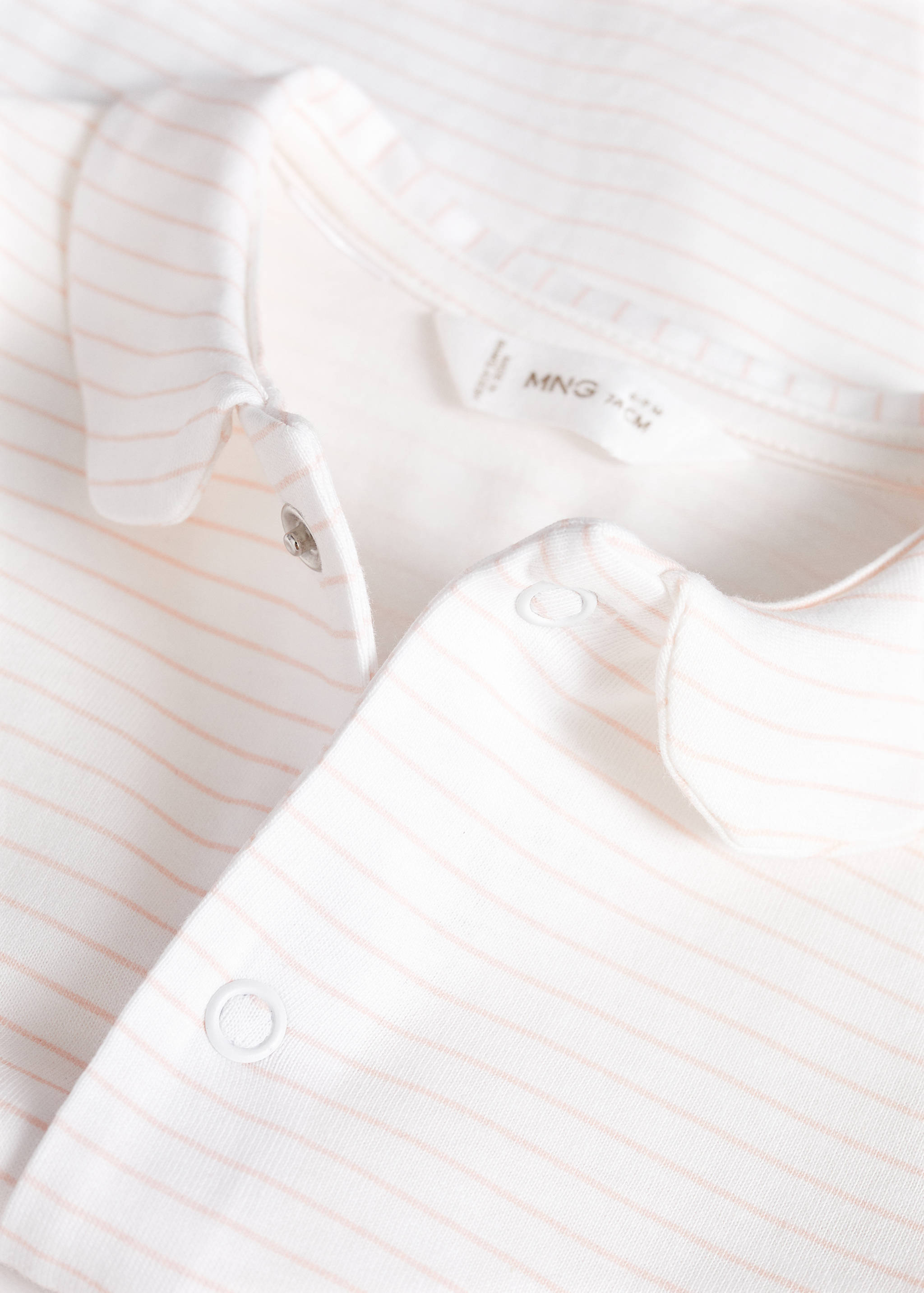 Striped bodysuit pyjamas - Details of the article 0