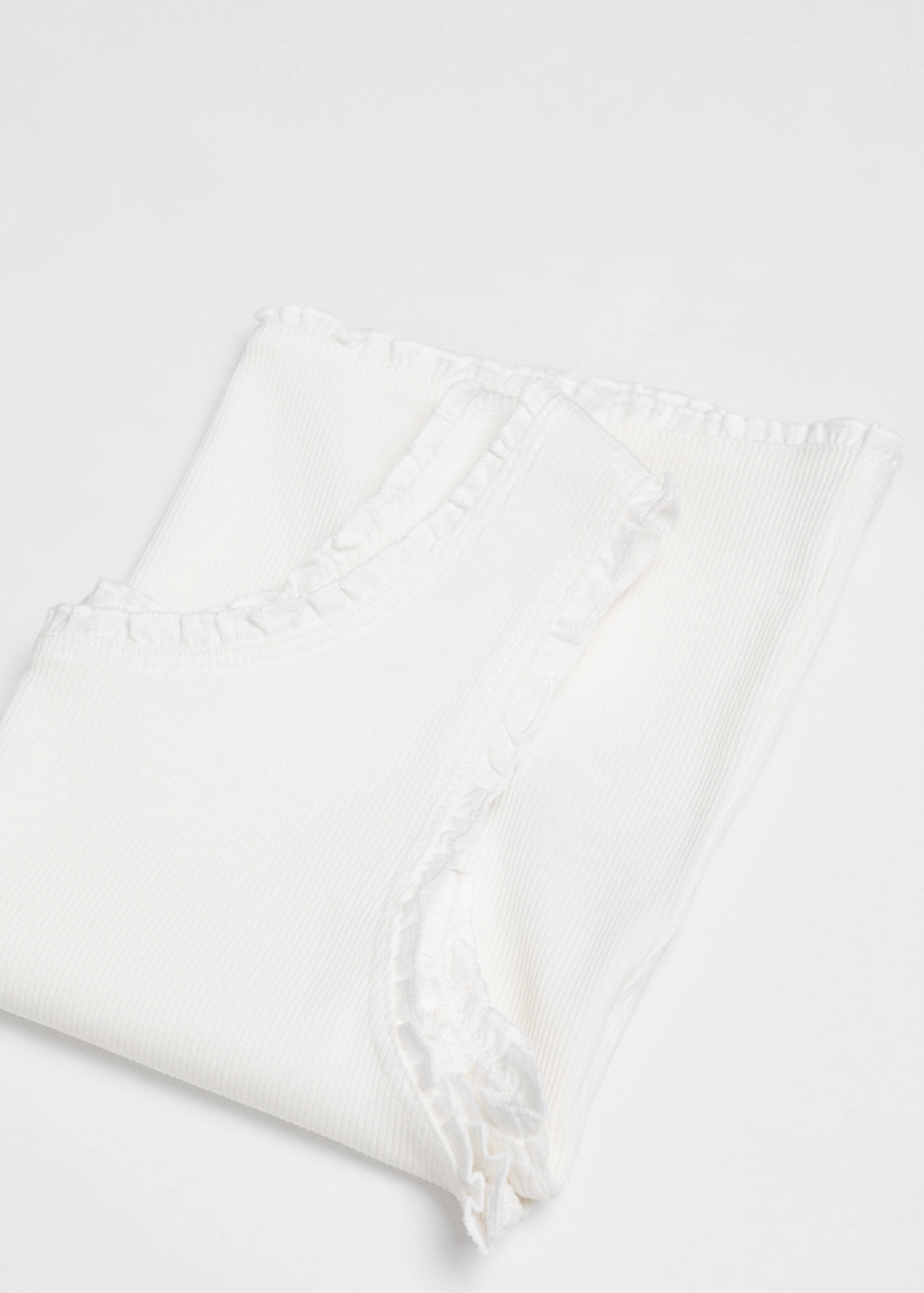 Ribbed strap T-shirt - Details of the article 8