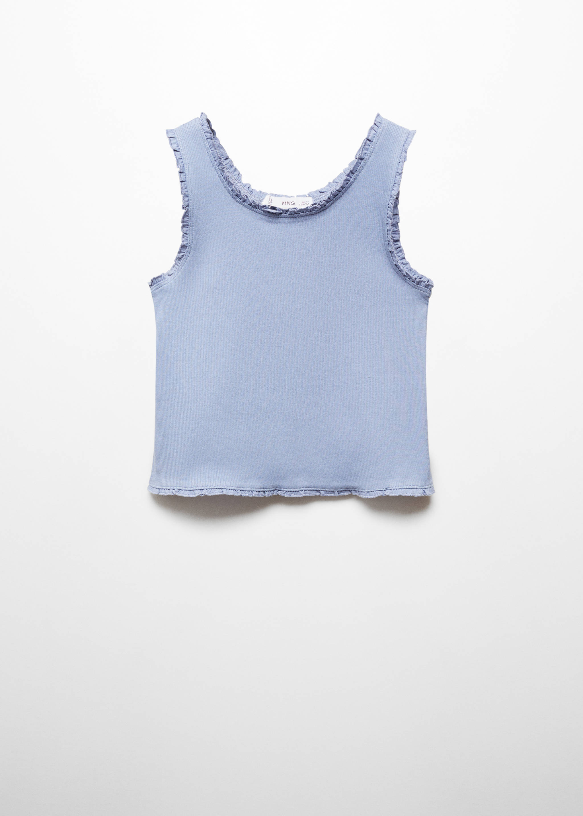 Ribbed strap T-shirt - Article without model