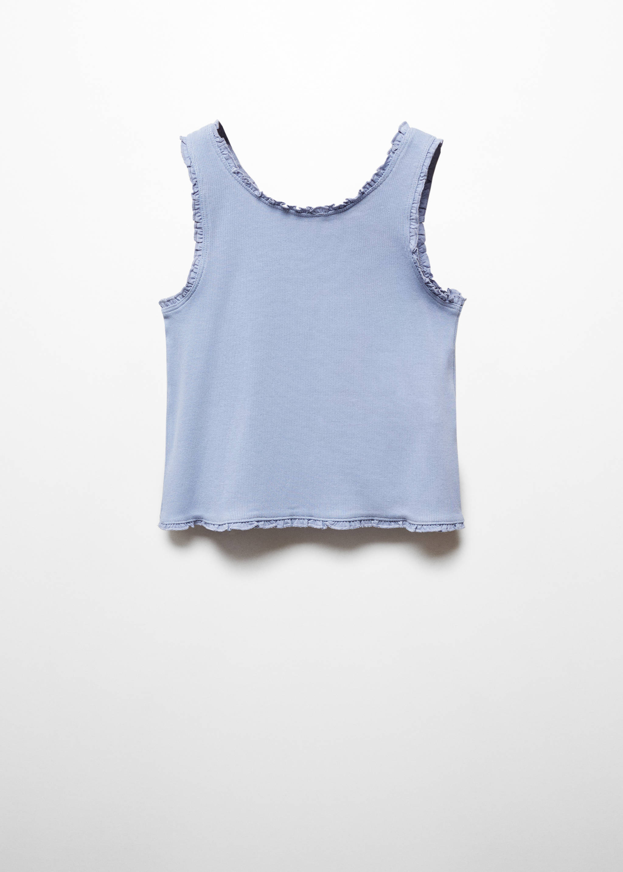 Ribbed strap T-shirt - Reverse of the article