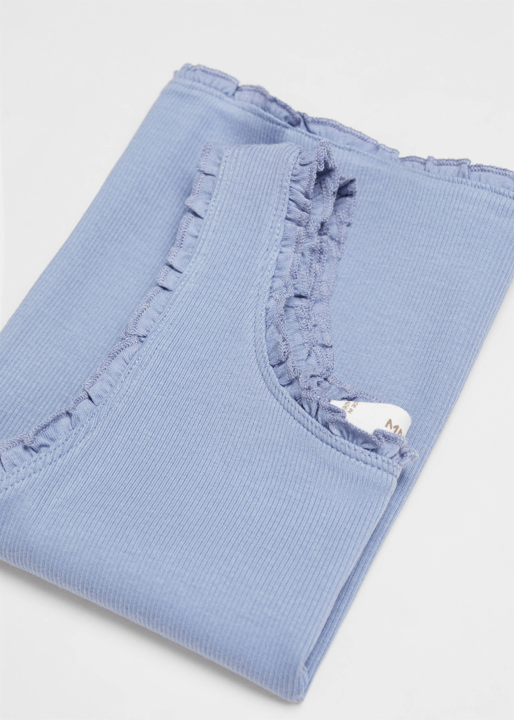 Ribbed strap T-shirt - Details of the article 8