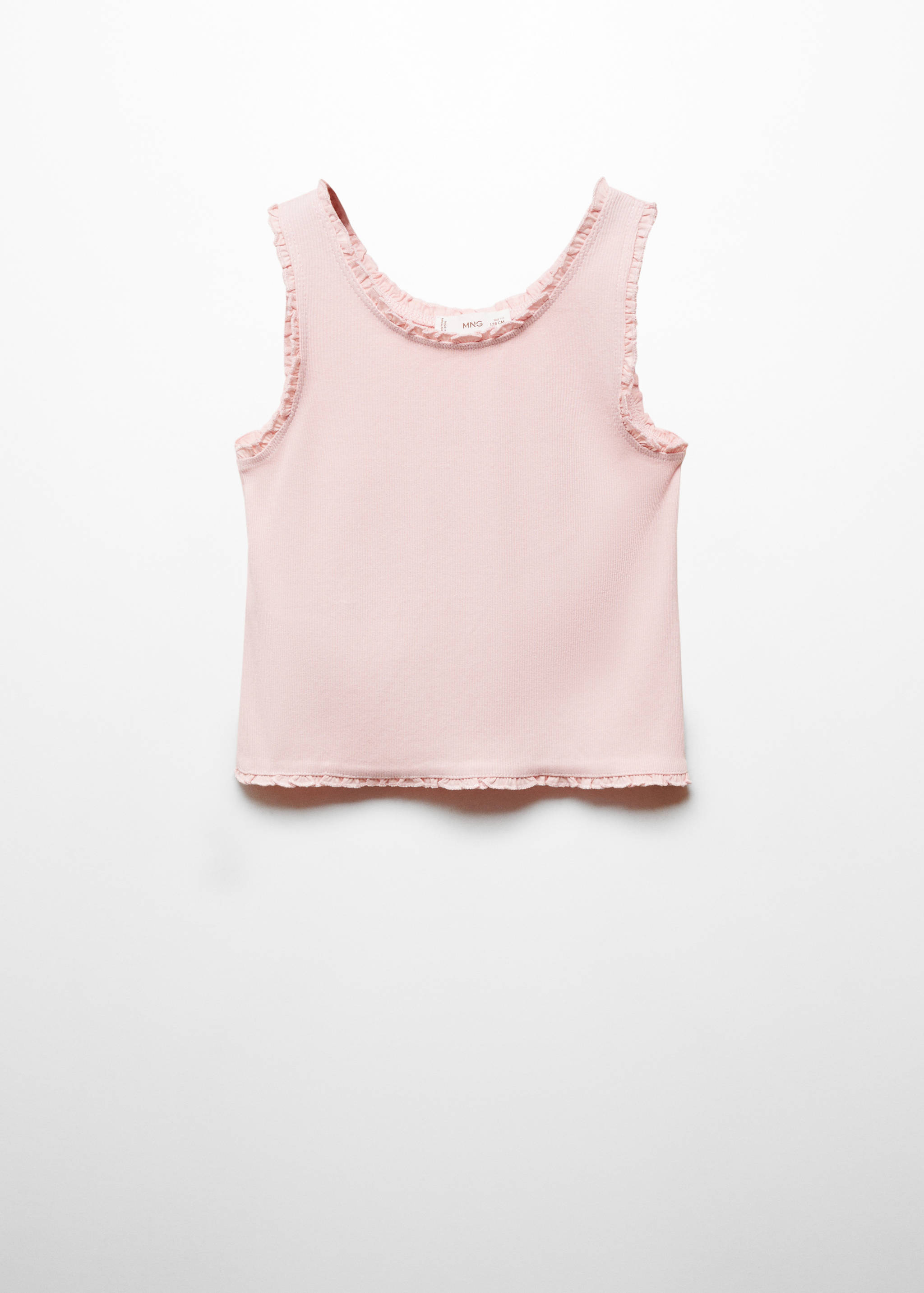 Ribbed strap T-shirt - Article without model