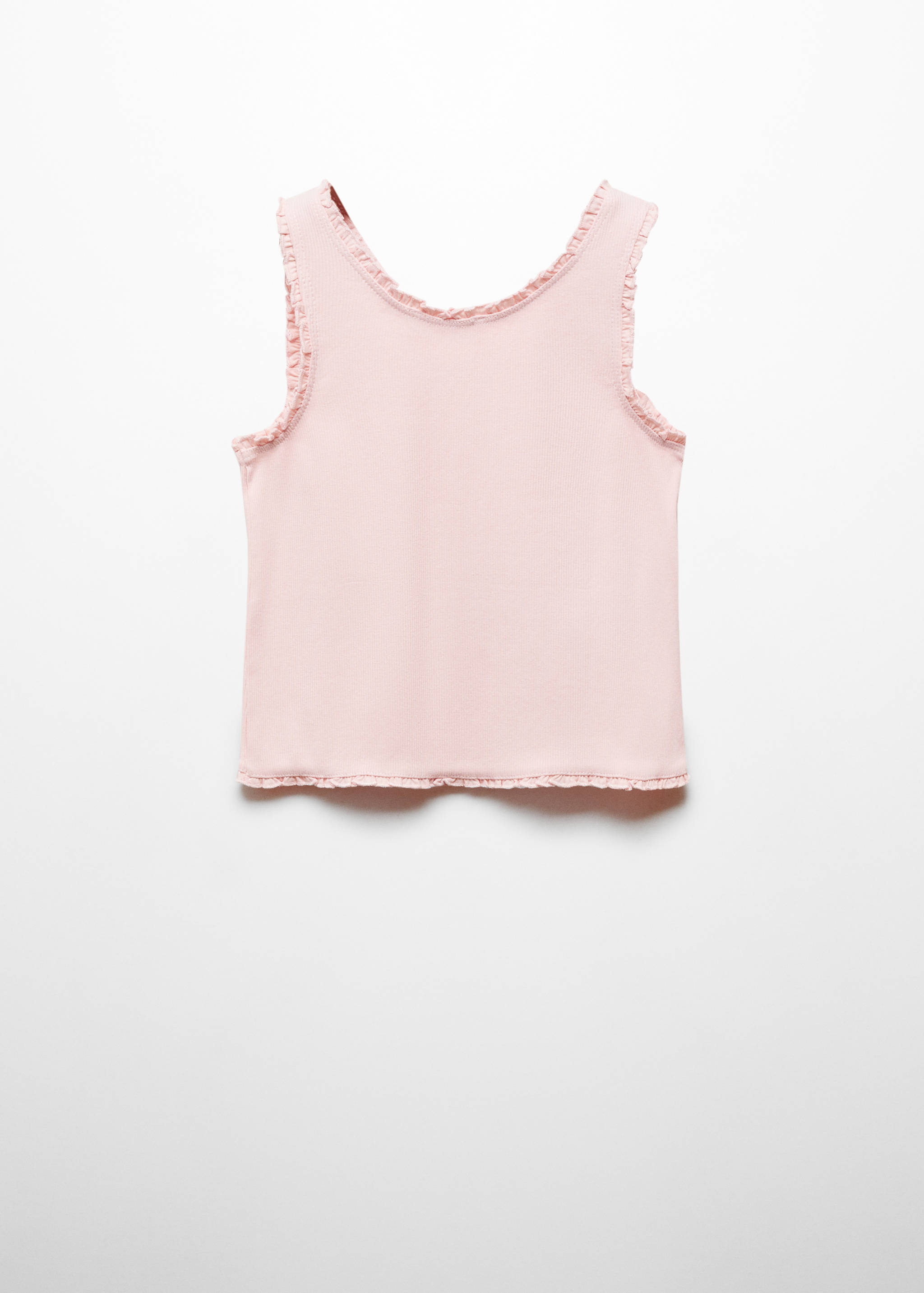 Ribbed strap T-shirt - Reverse of the article