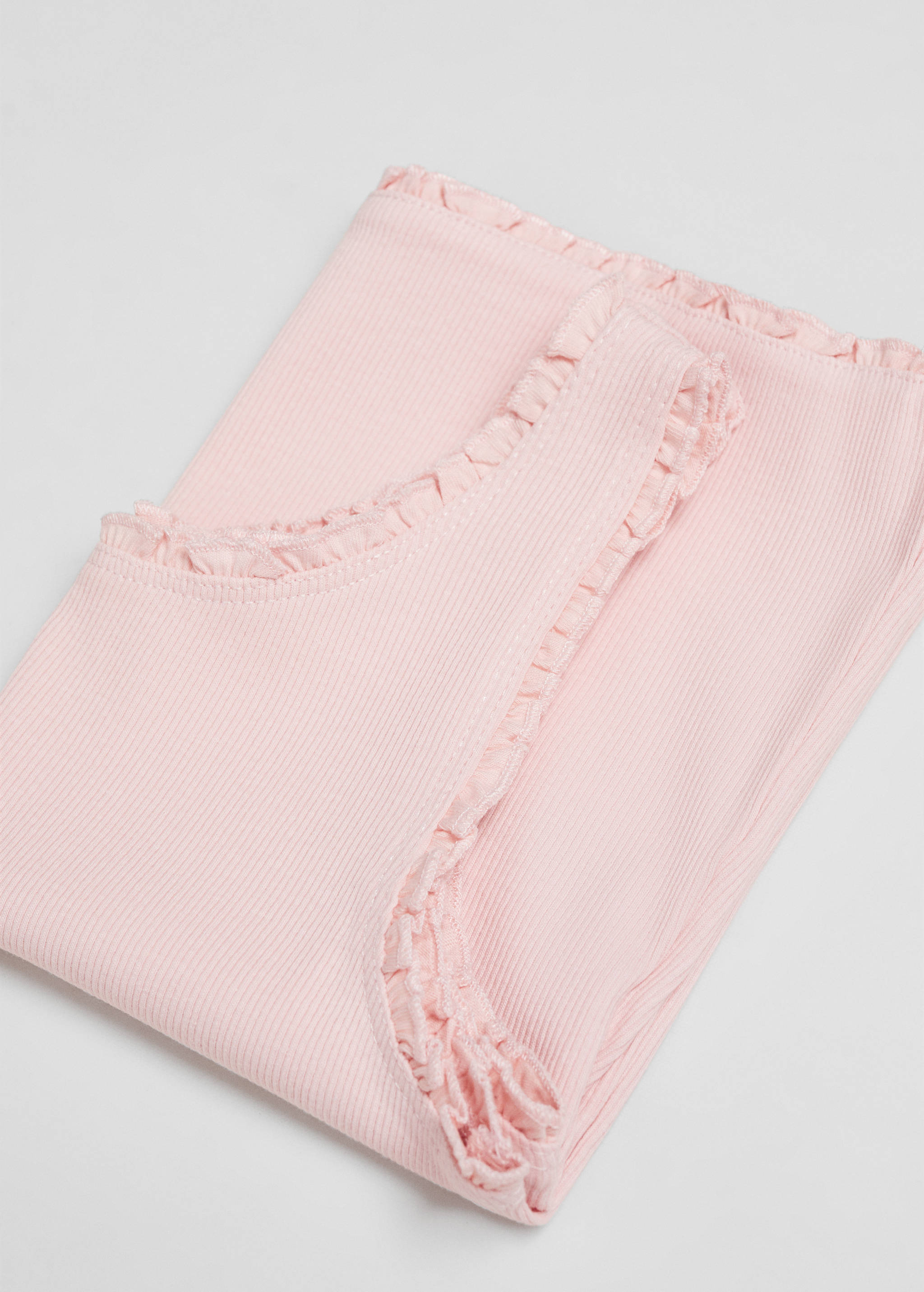 Ribbed strap T-shirt - Details of the article 8