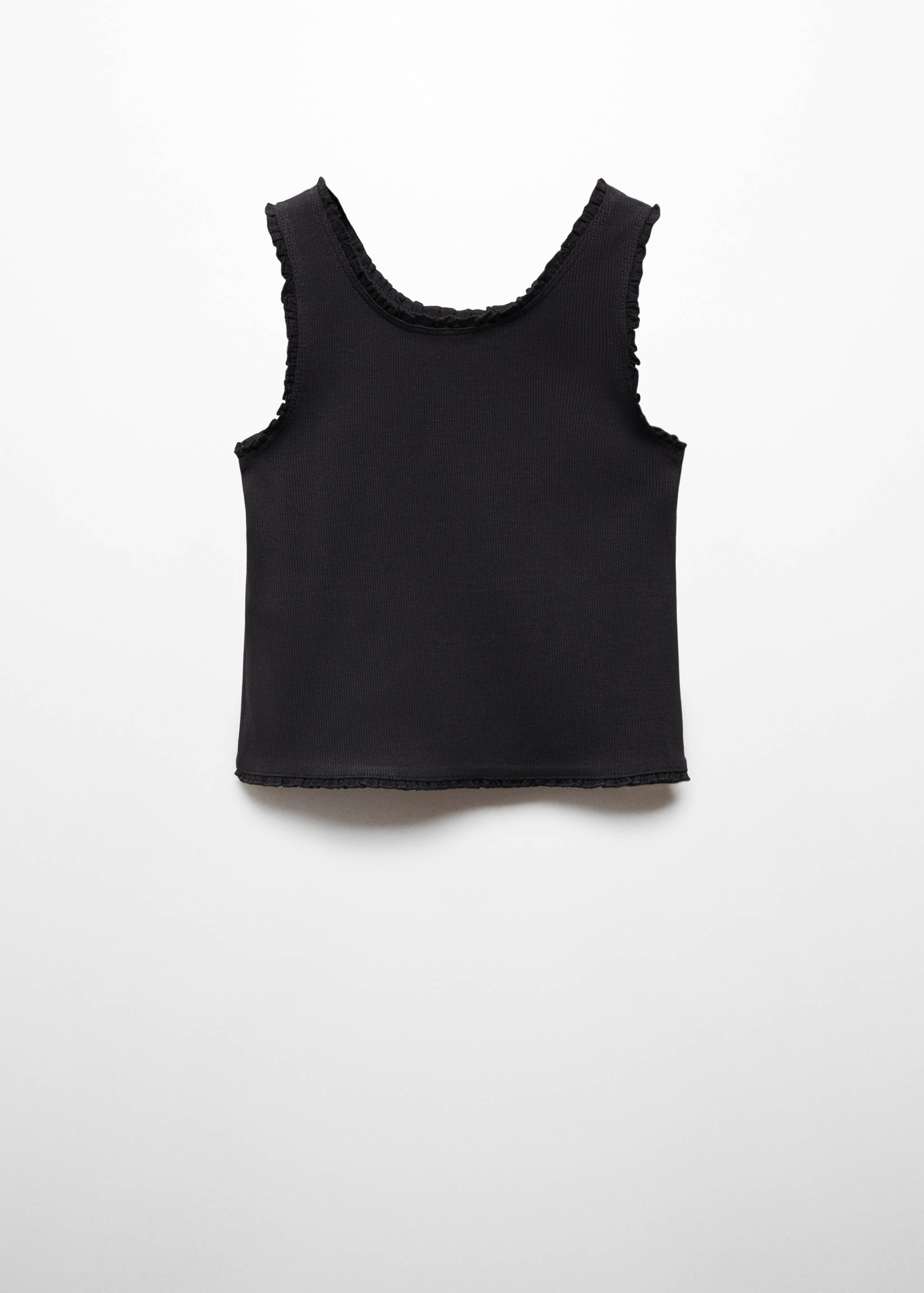 Ribbed strap T-shirt - Article without model