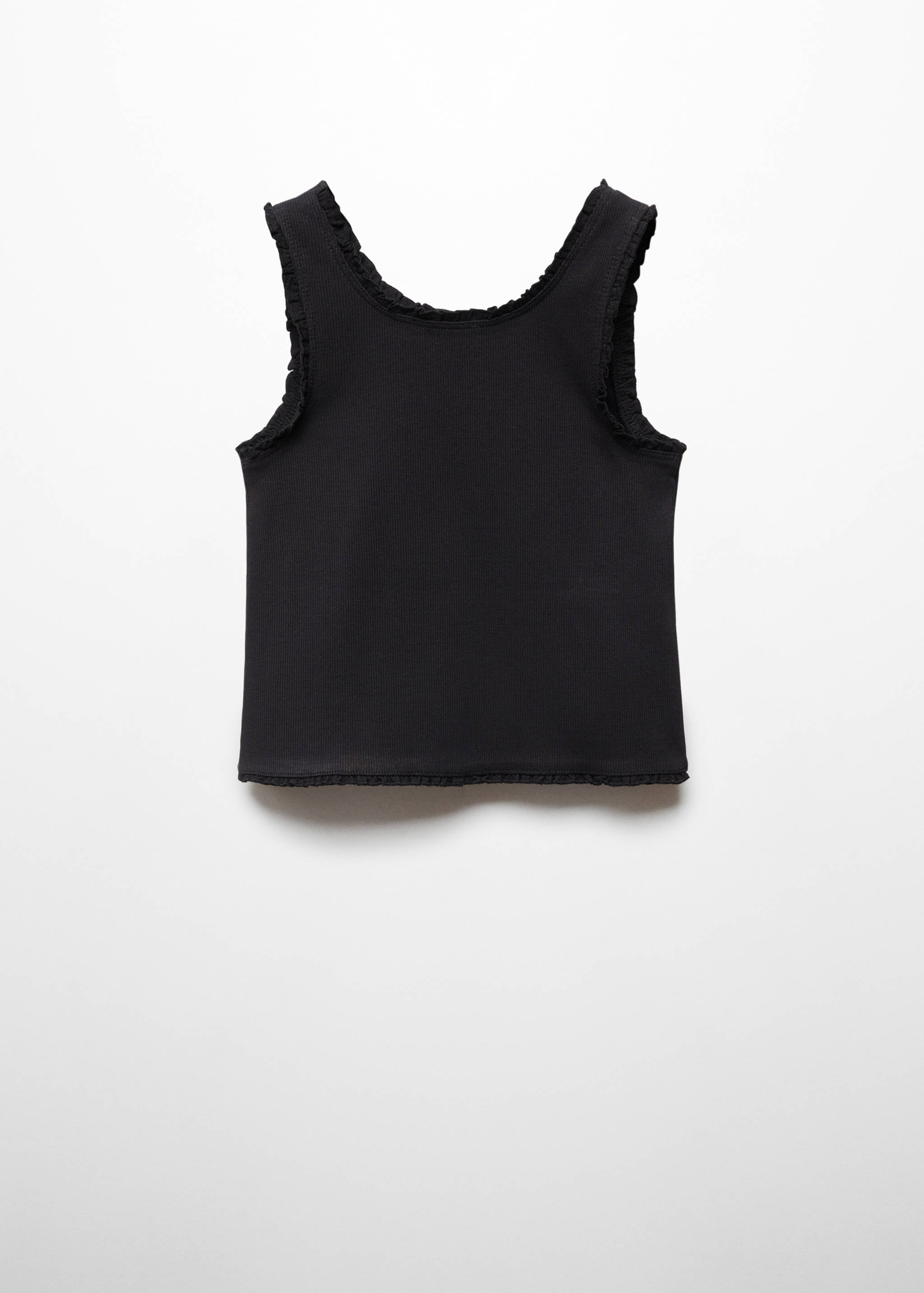 Ribbed strap T-shirt - Reverse of the article