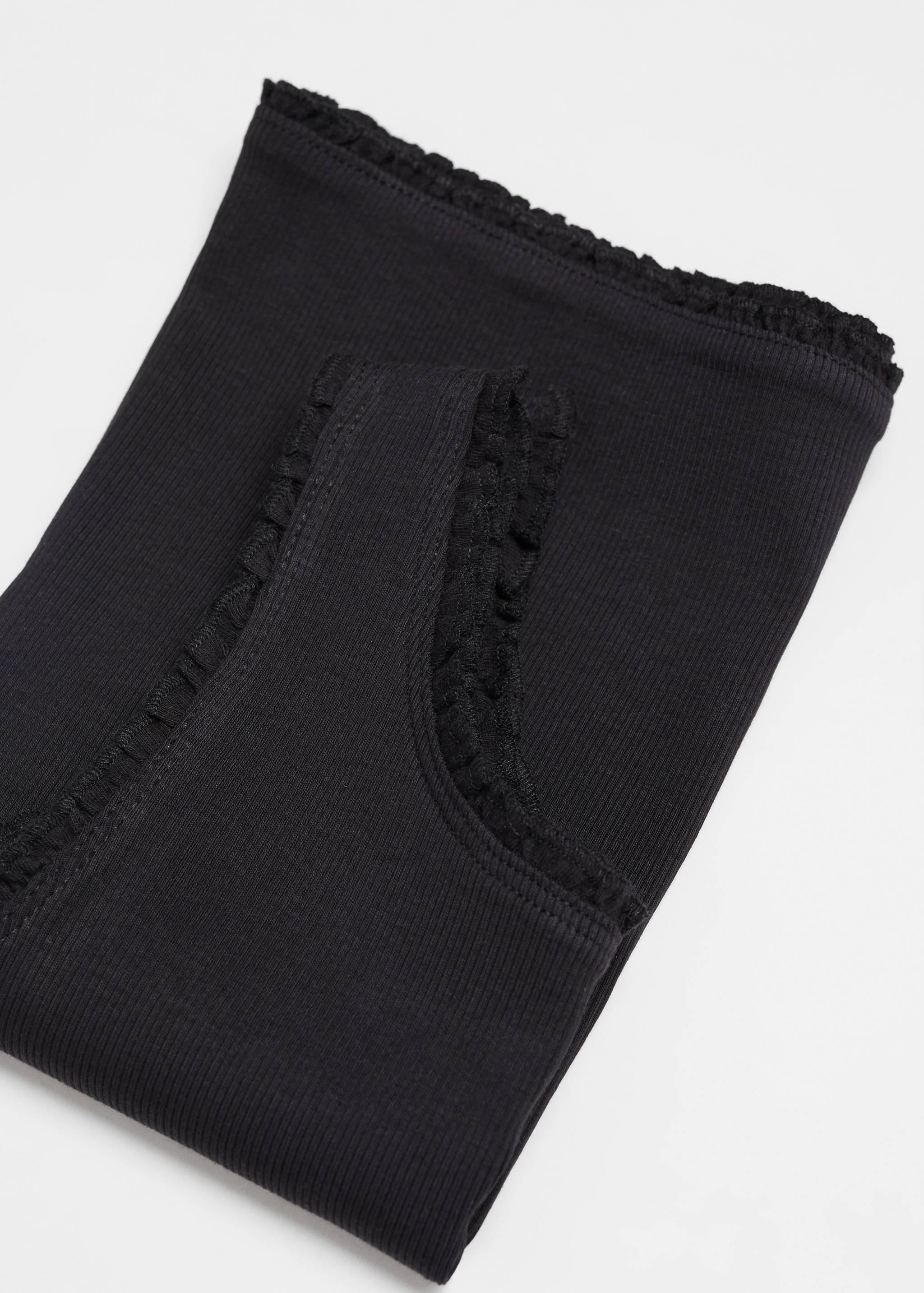 Ribbed strap T-shirt - Details of the article 0