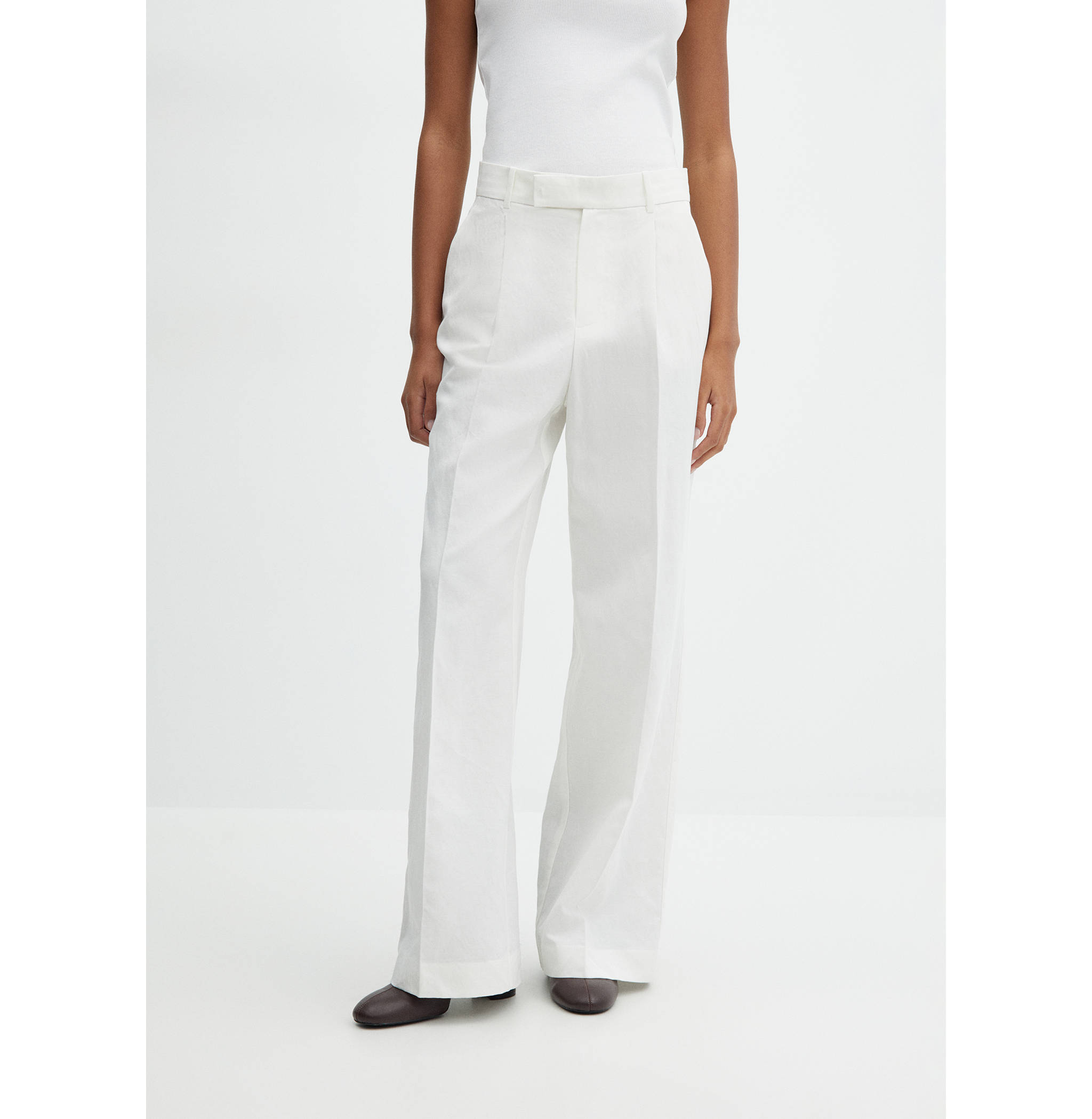 Pleated suit trousers - Medium plane