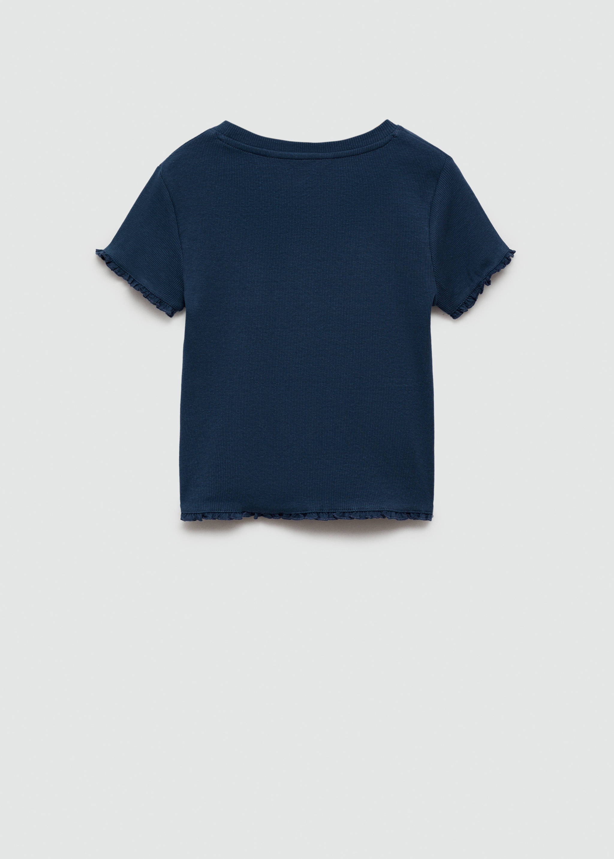 Knitted short-sleeve t-shirt - Reverse of the article