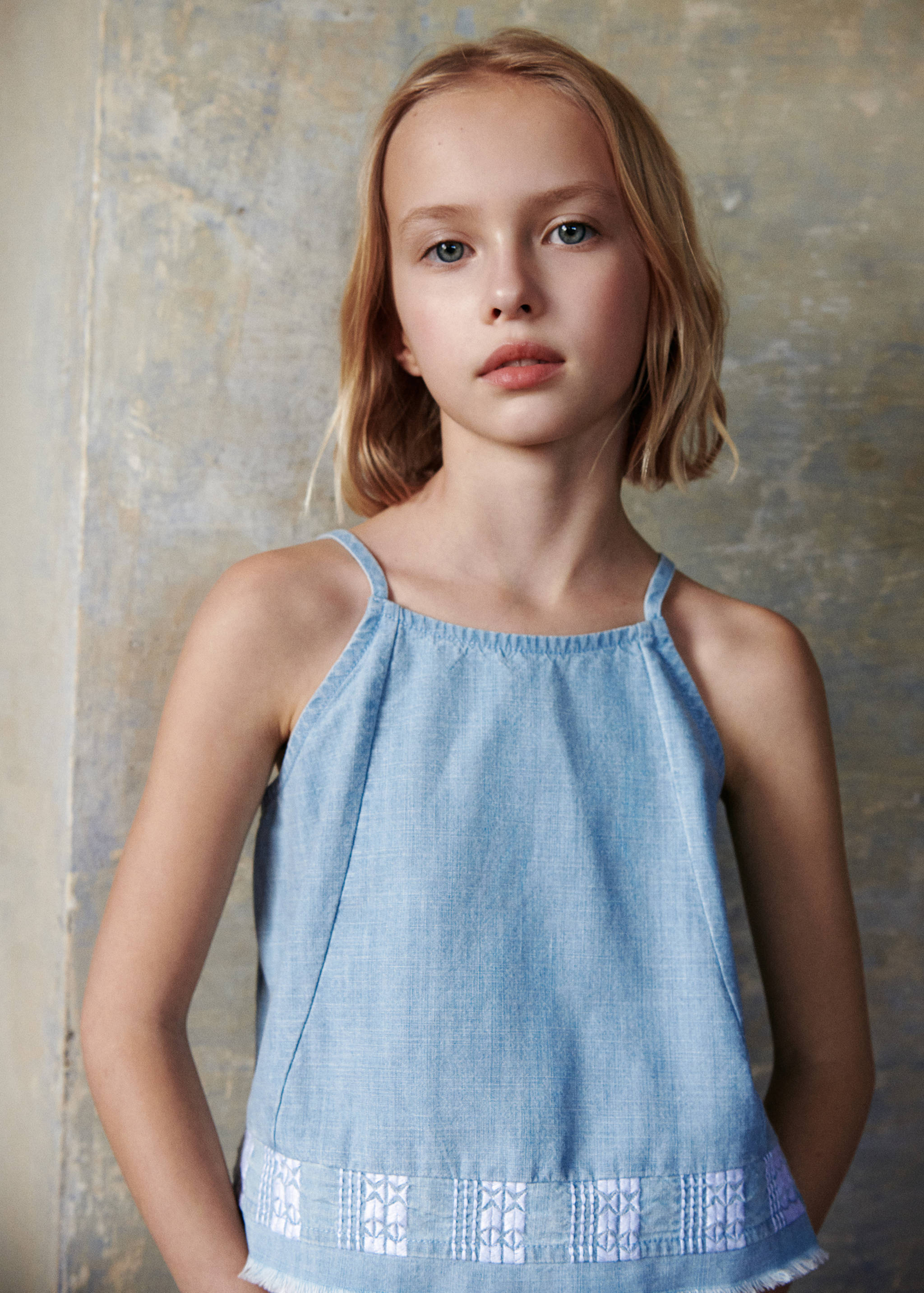 Besticktes Top mit Fransen - Detail des Artikels 6