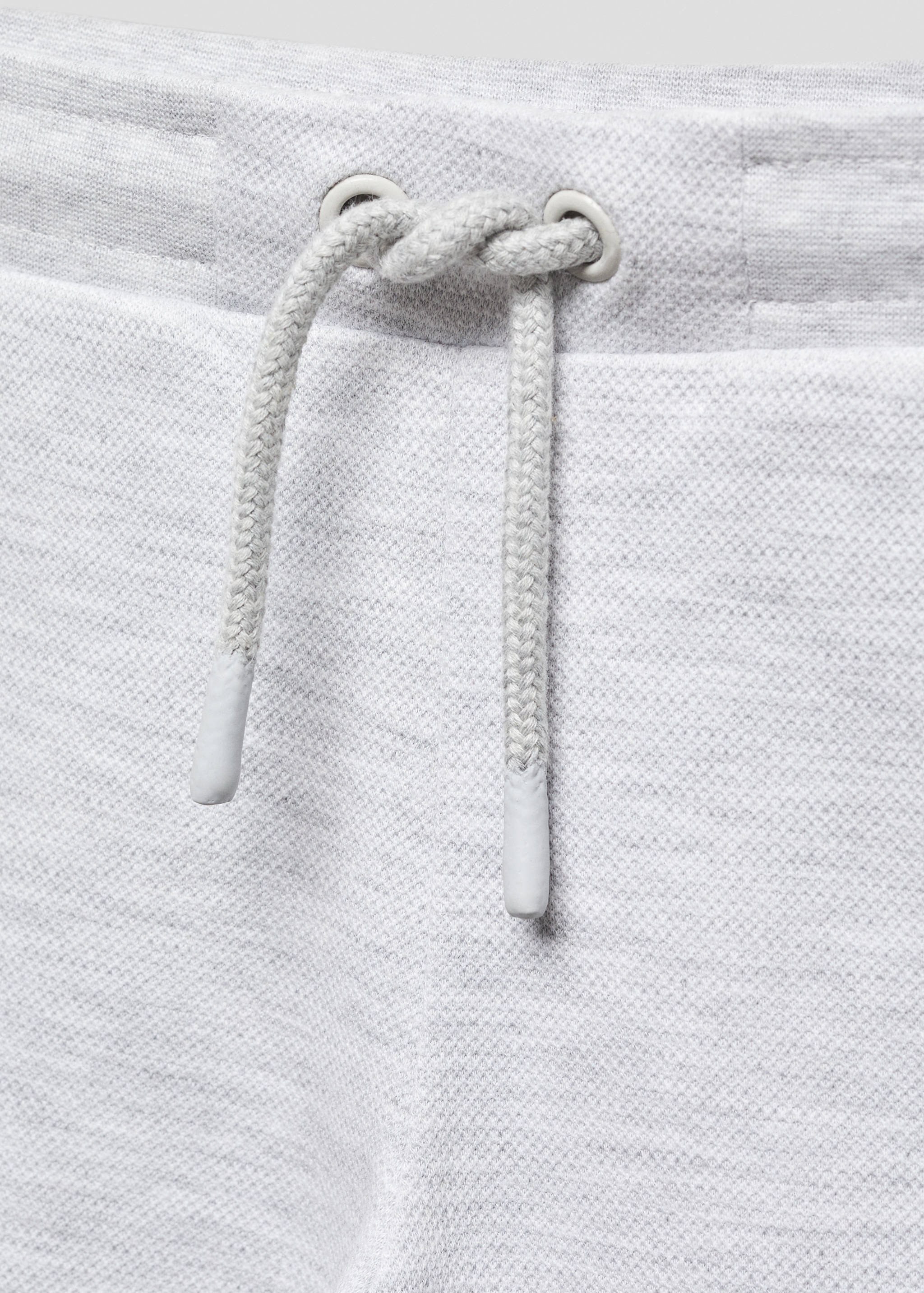 Cotton shorts with elastic waist - Details of the article 8