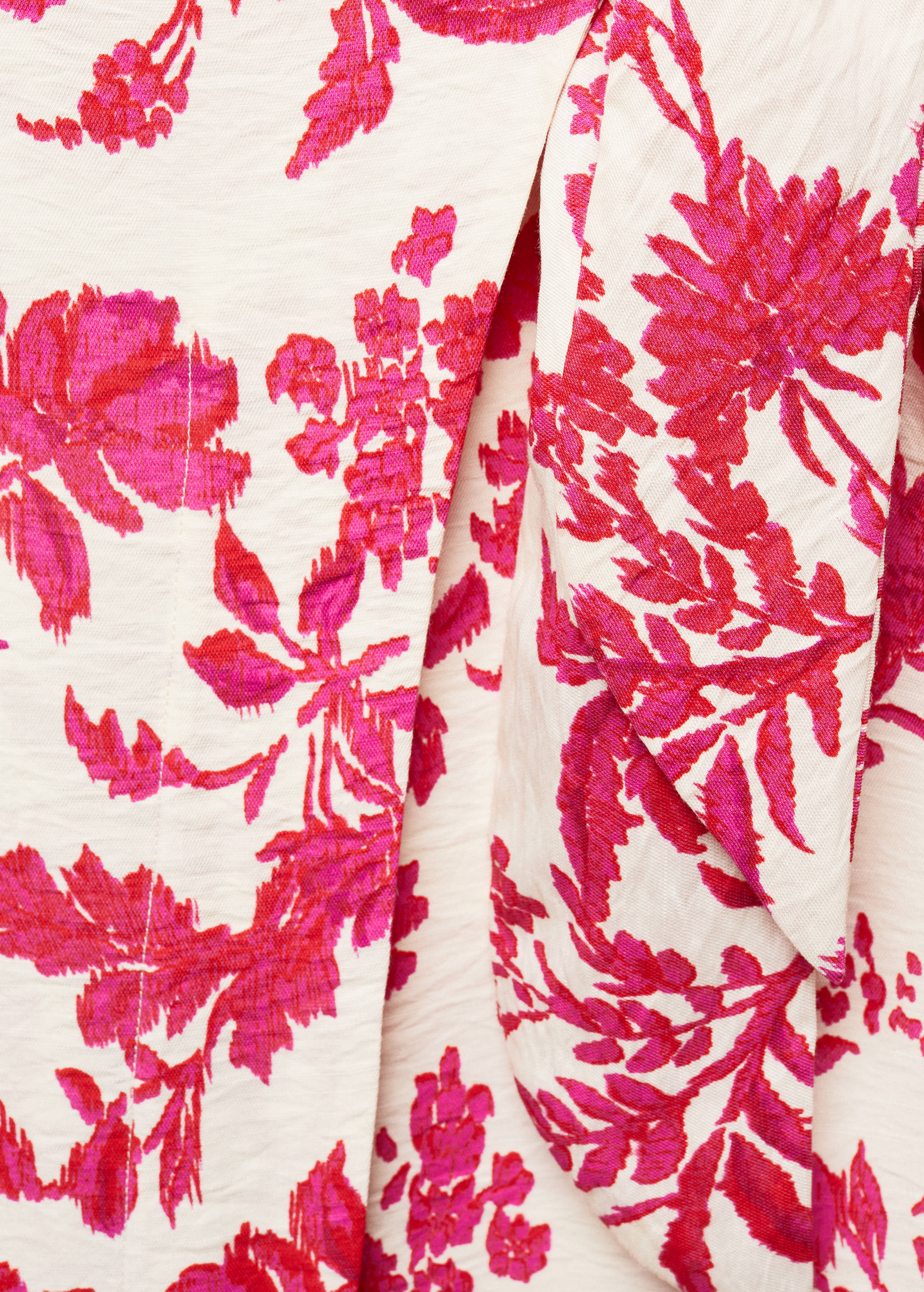 Floral-print wrap skirt - Details of the article 8