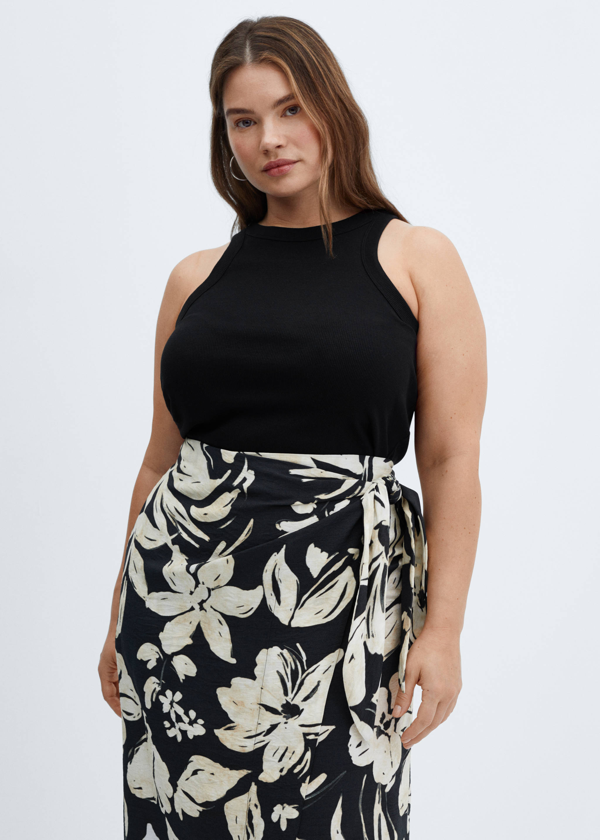 Falda cruzada estampado floral - Detalle del artículo 5