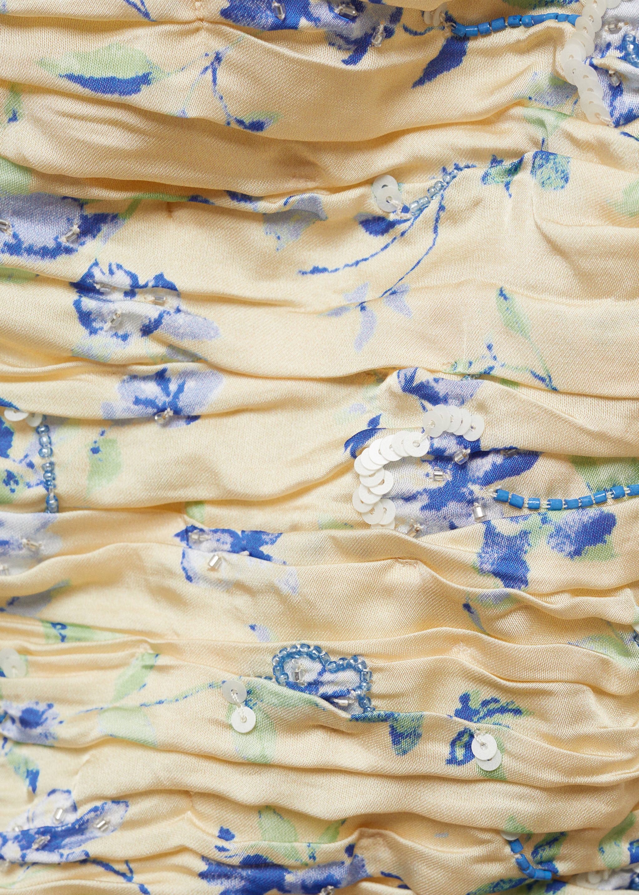 Schulterfreies Top mit Raffdetails - Detail des Artikels 8