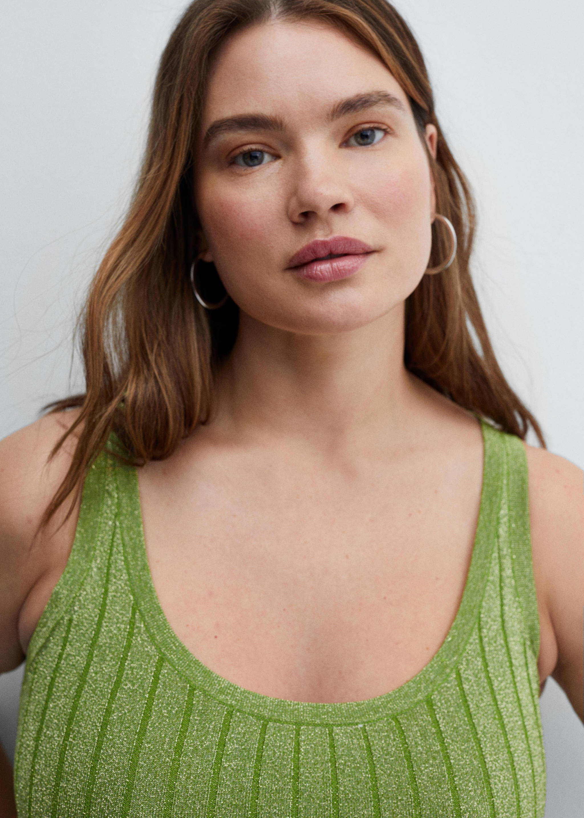 Lurex ribbed top - Details of the article 4