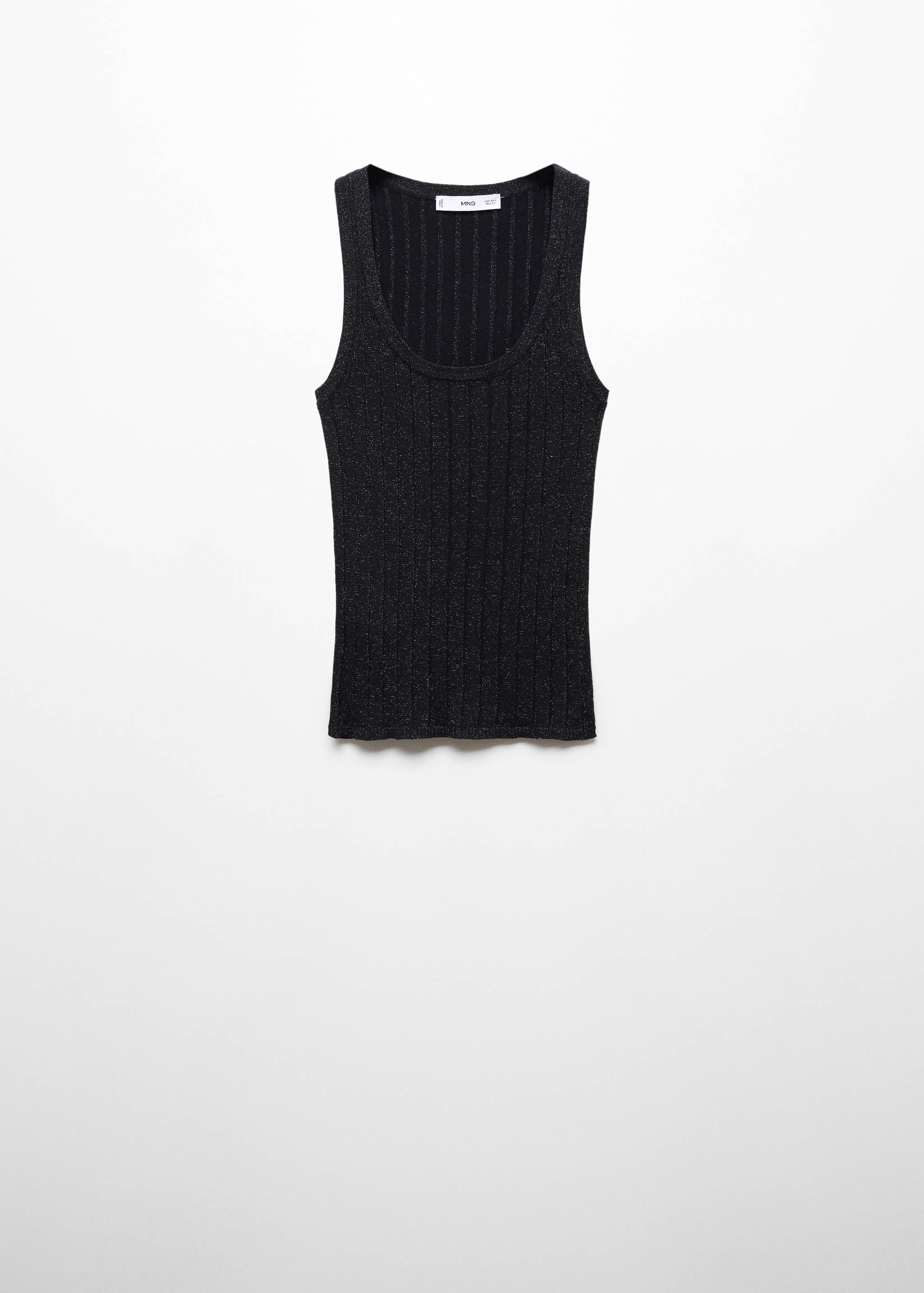 Lurex ribbed top - Article without model