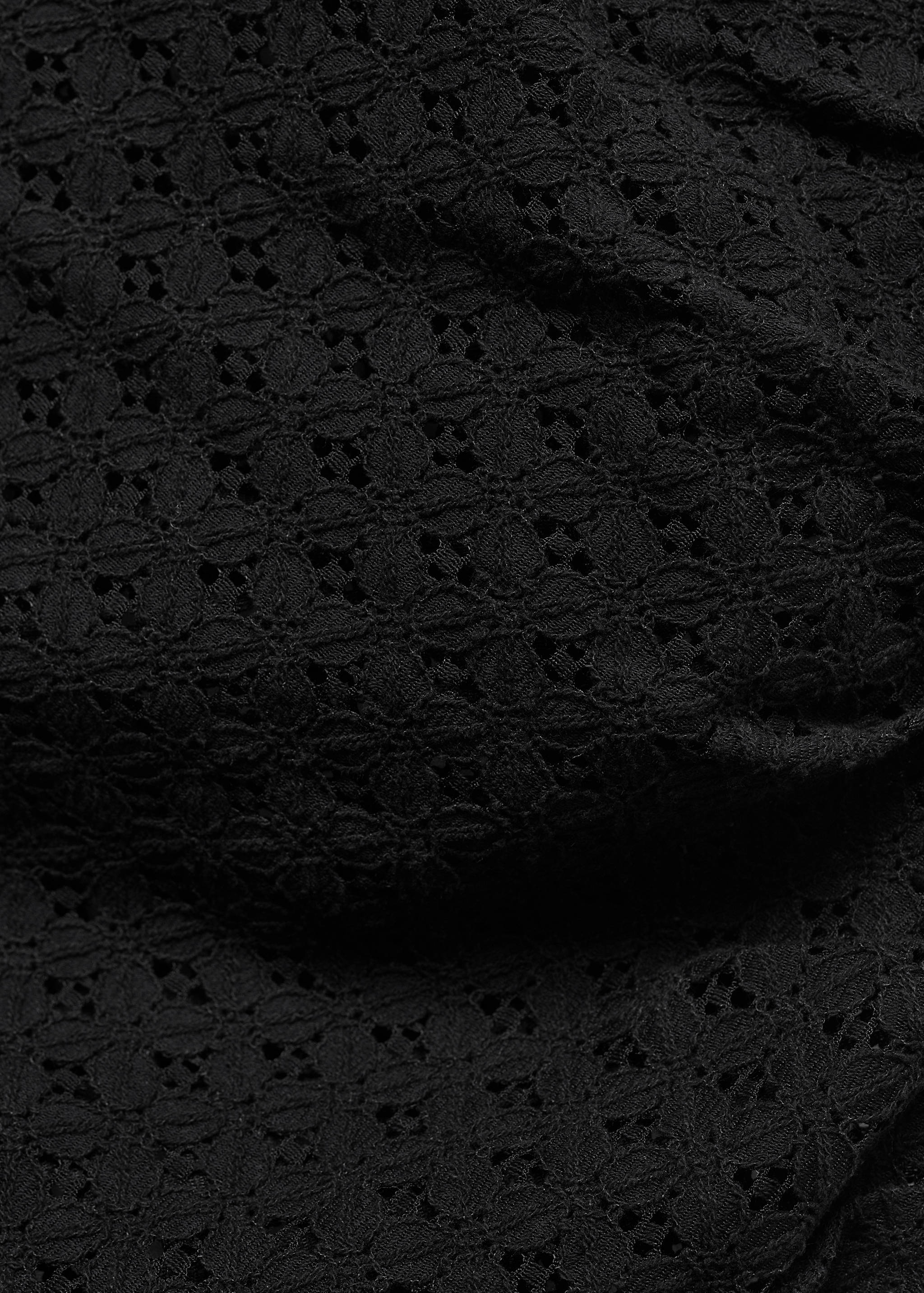 قمة مخرمة غير متناظرة - تفاصيل المنتج 8