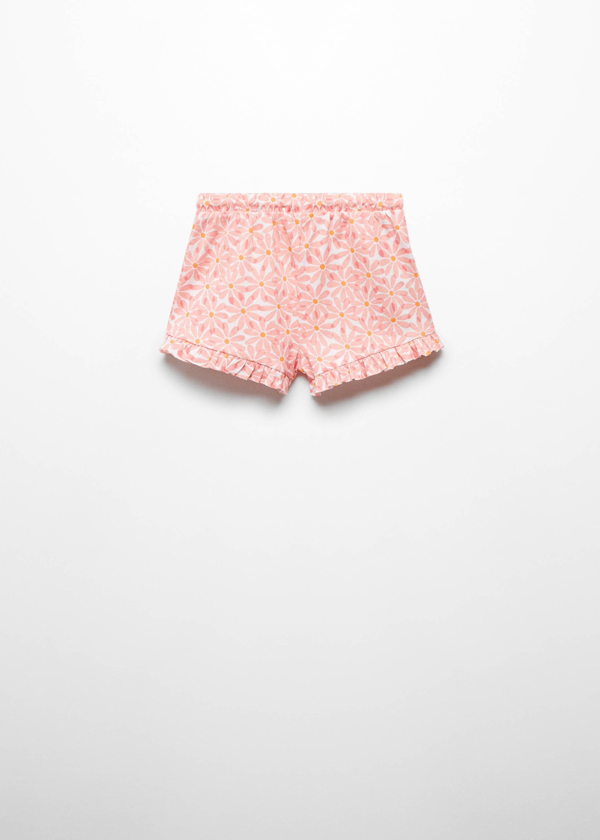 Floral cotton shorts - Reverse of the article