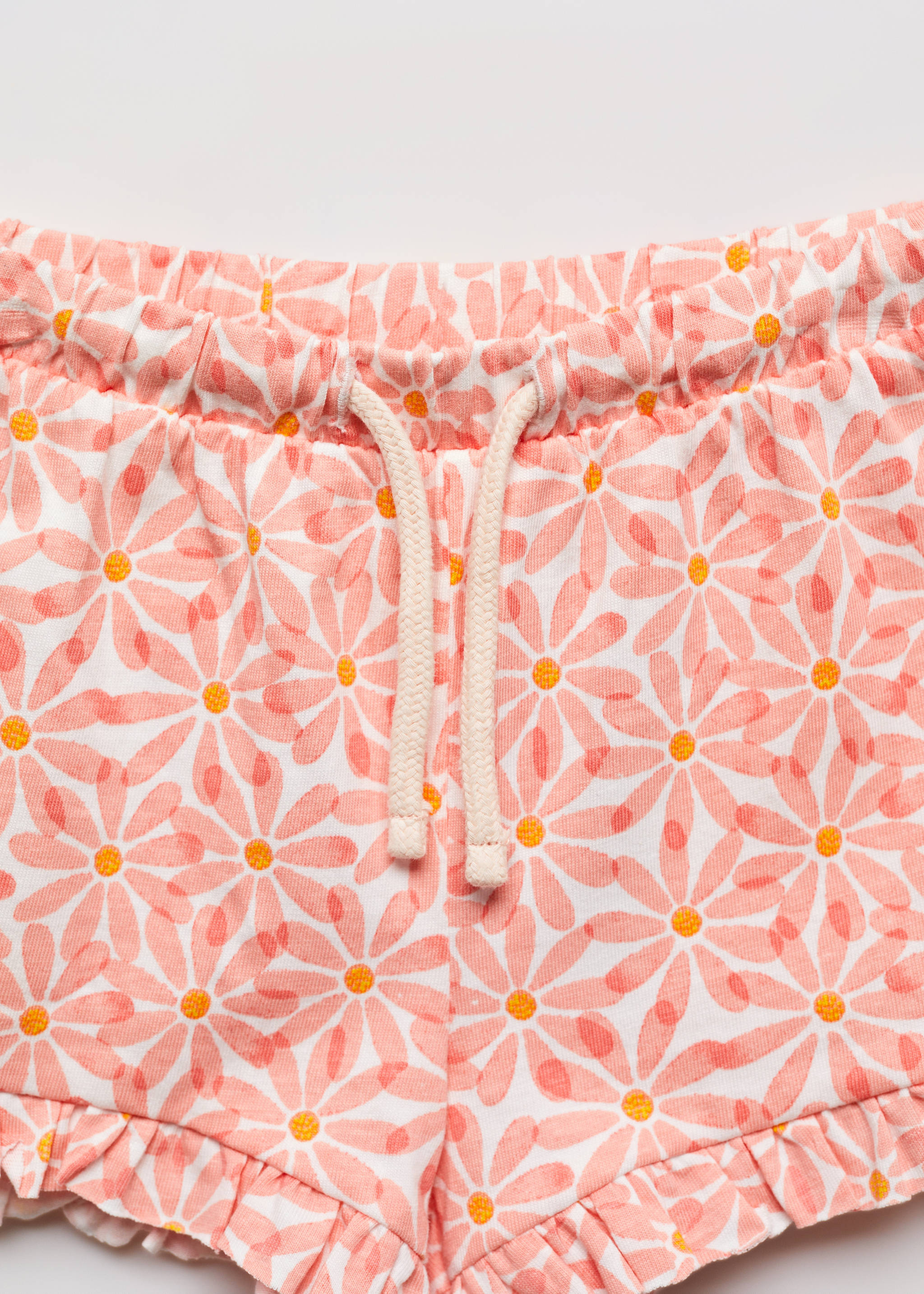 Floral cotton shorts - Details of the article 8