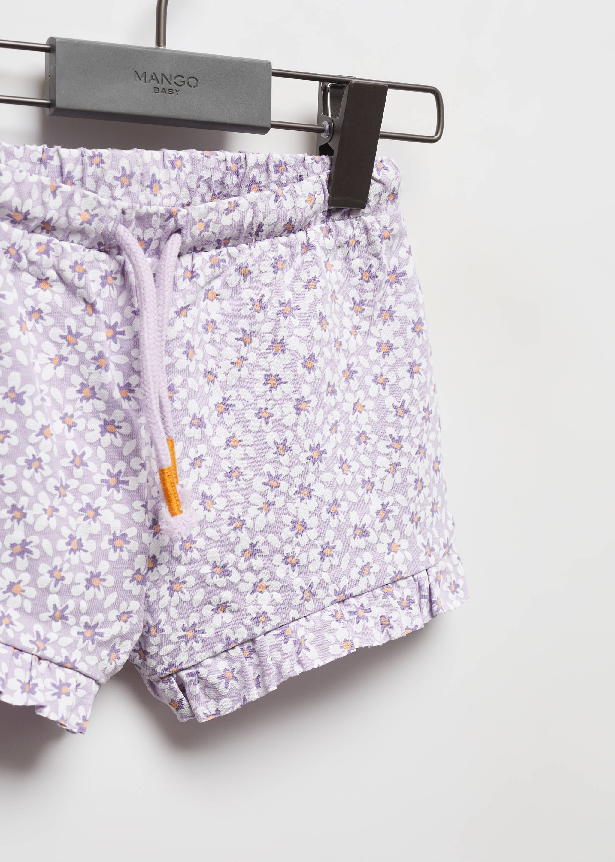 Floral cotton shorts - Details of the article 8