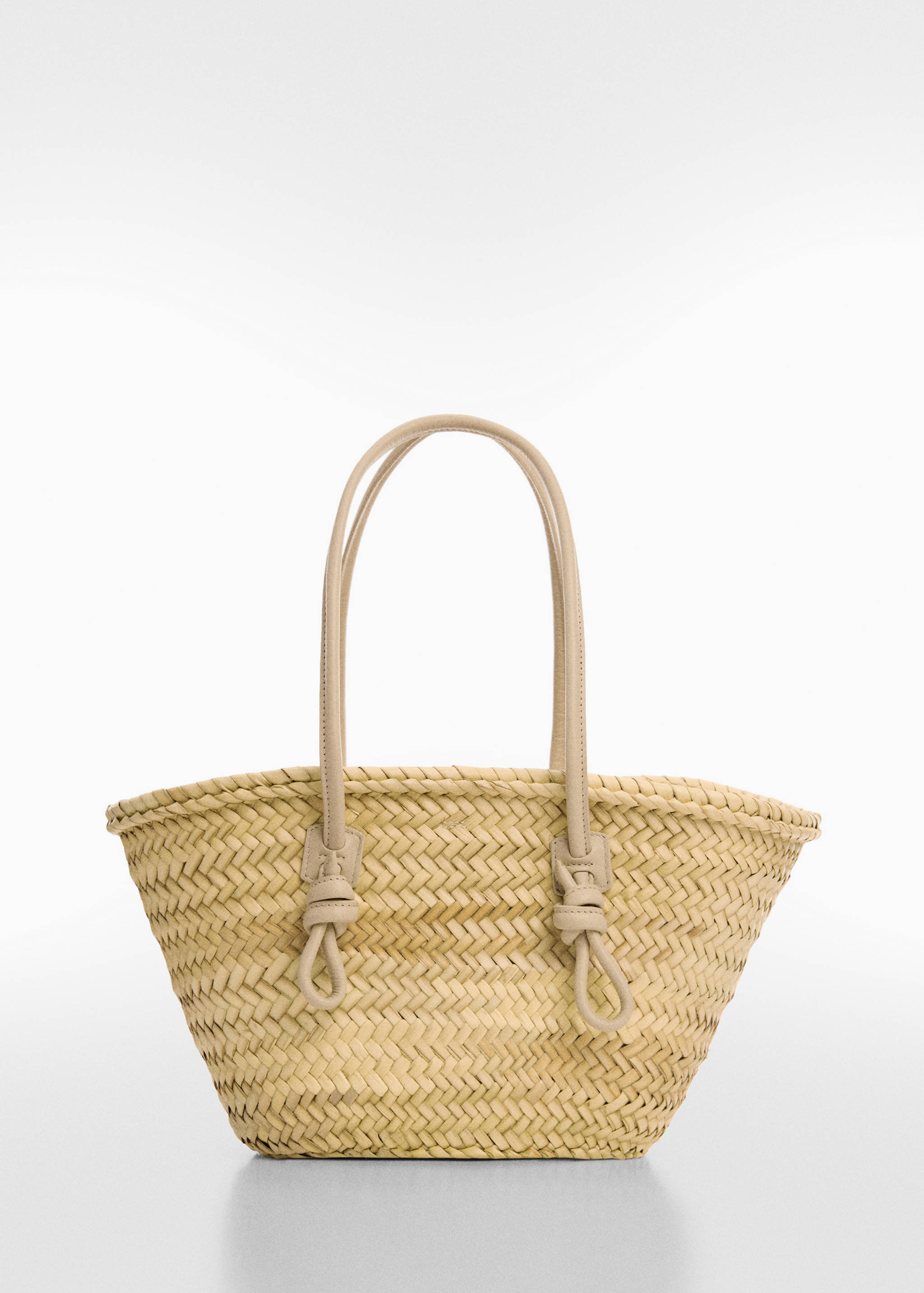 Leather basket bag - Article without model