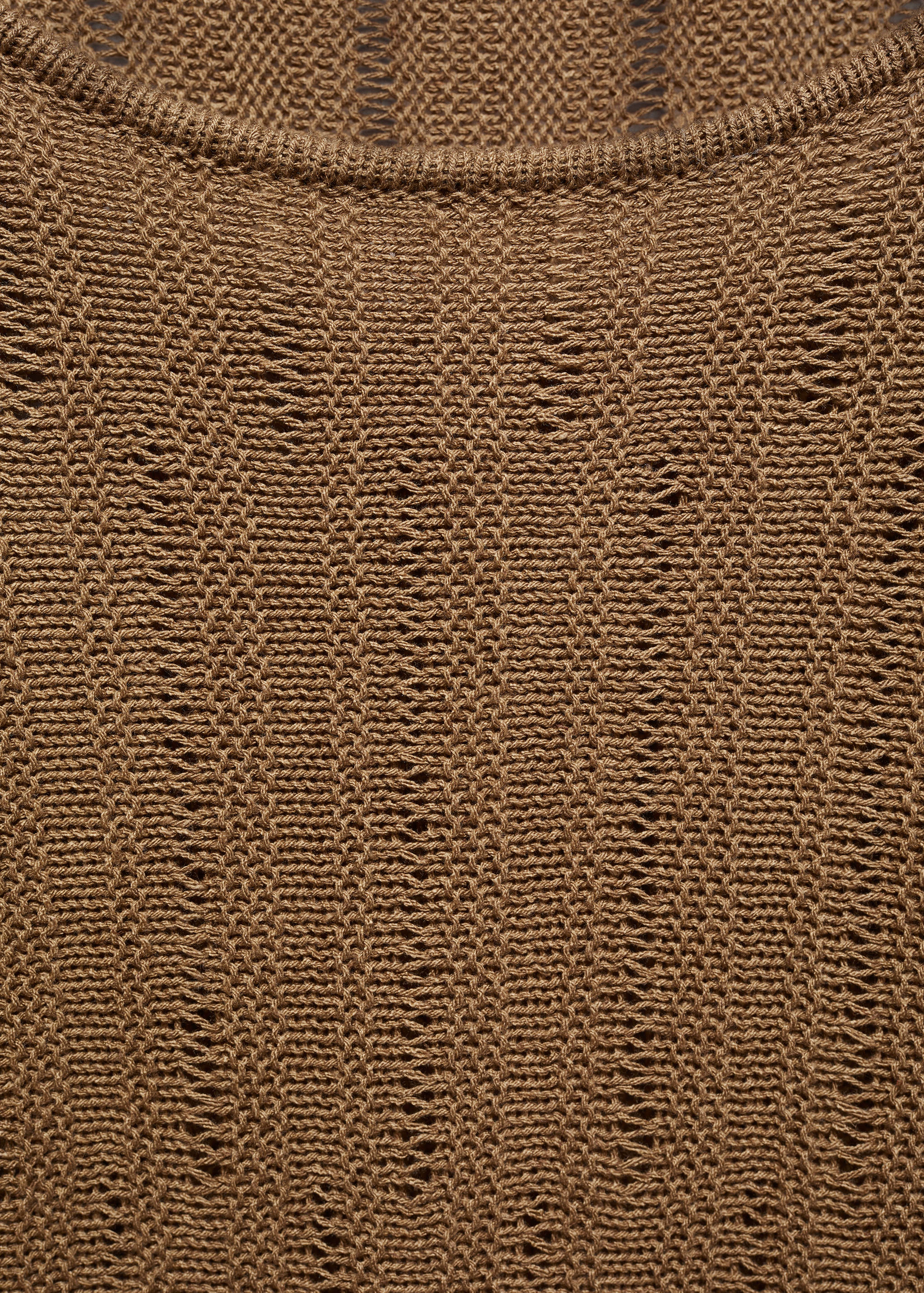 Джемпер с пропущенными петлями и расклешенными рукавами - Деталь изделия 8