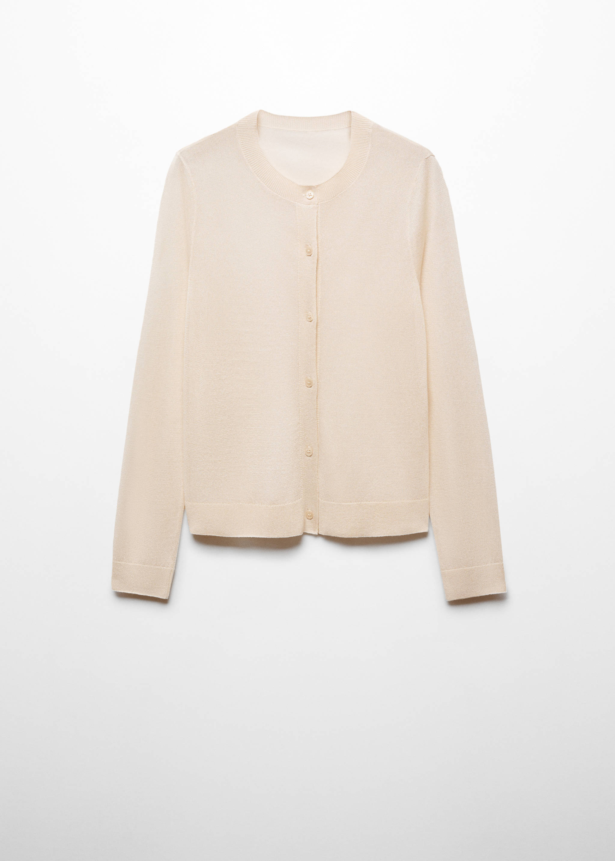 Semi-transparent knitted cardigan - Article without model