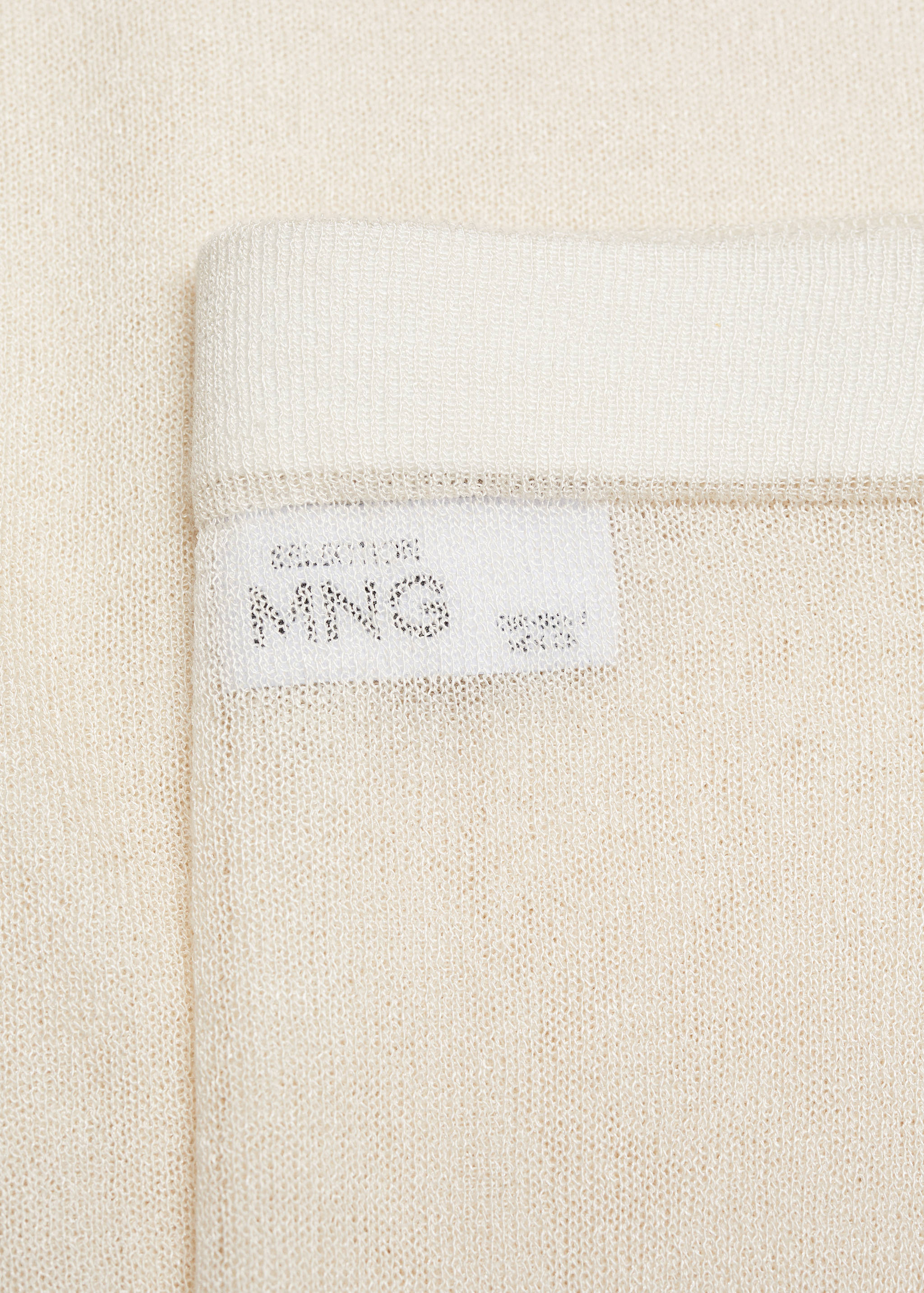 Semi-transparent knitted skirt - Details of the article 8