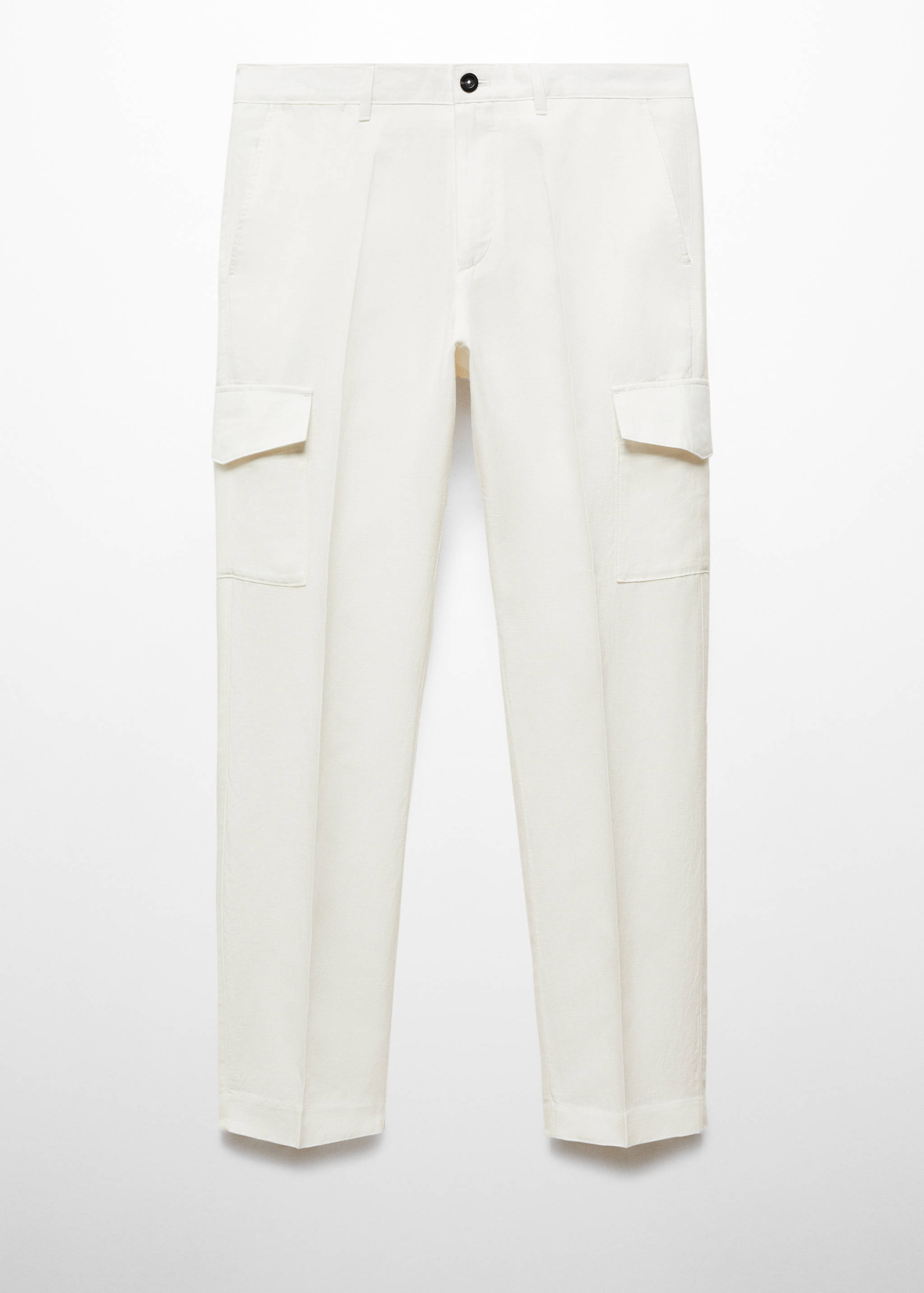 Pantalón cargo mezcla lino - Artículo sin modelo