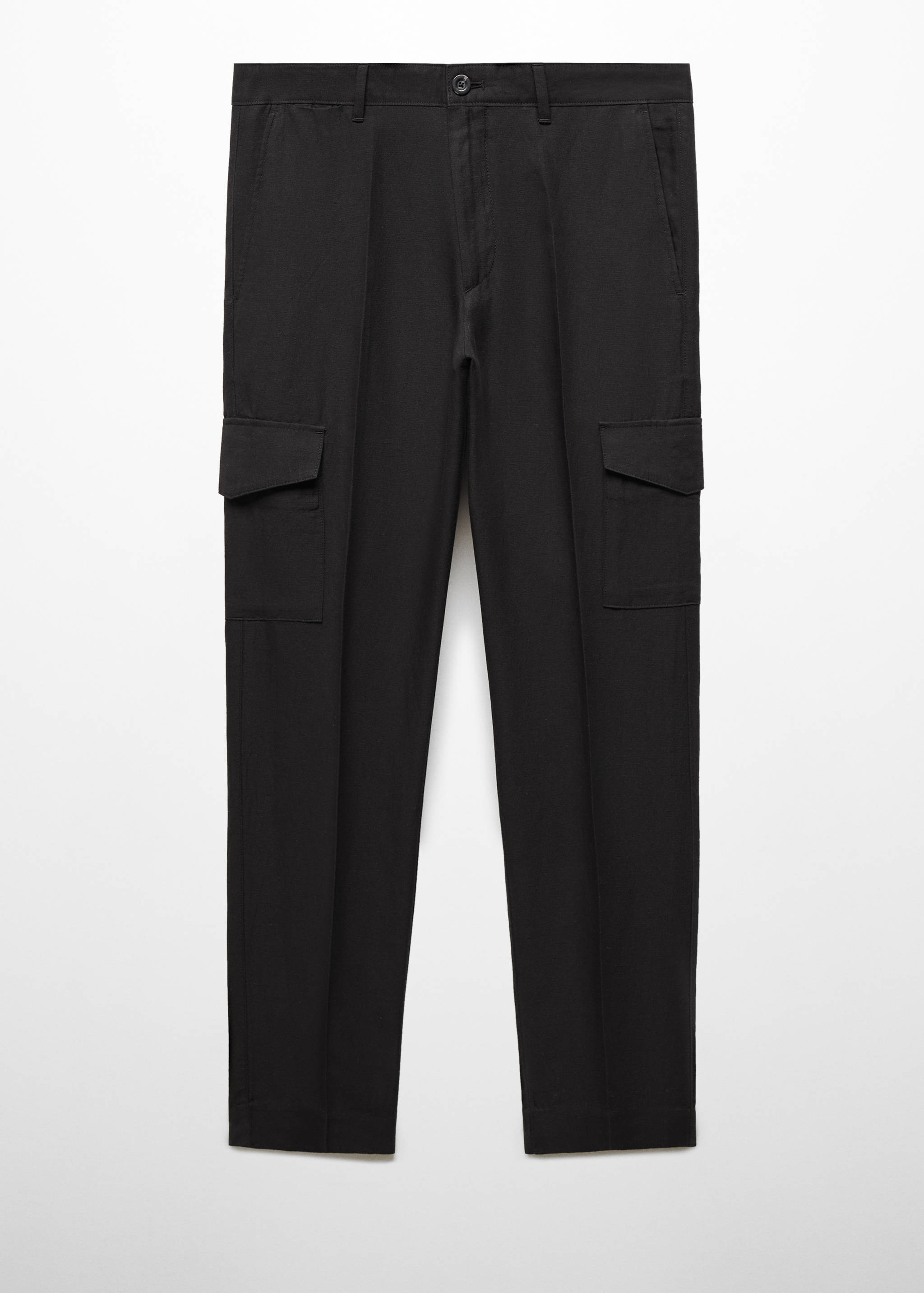 Pantalón cargo mezcla lino - Artículo sin modelo