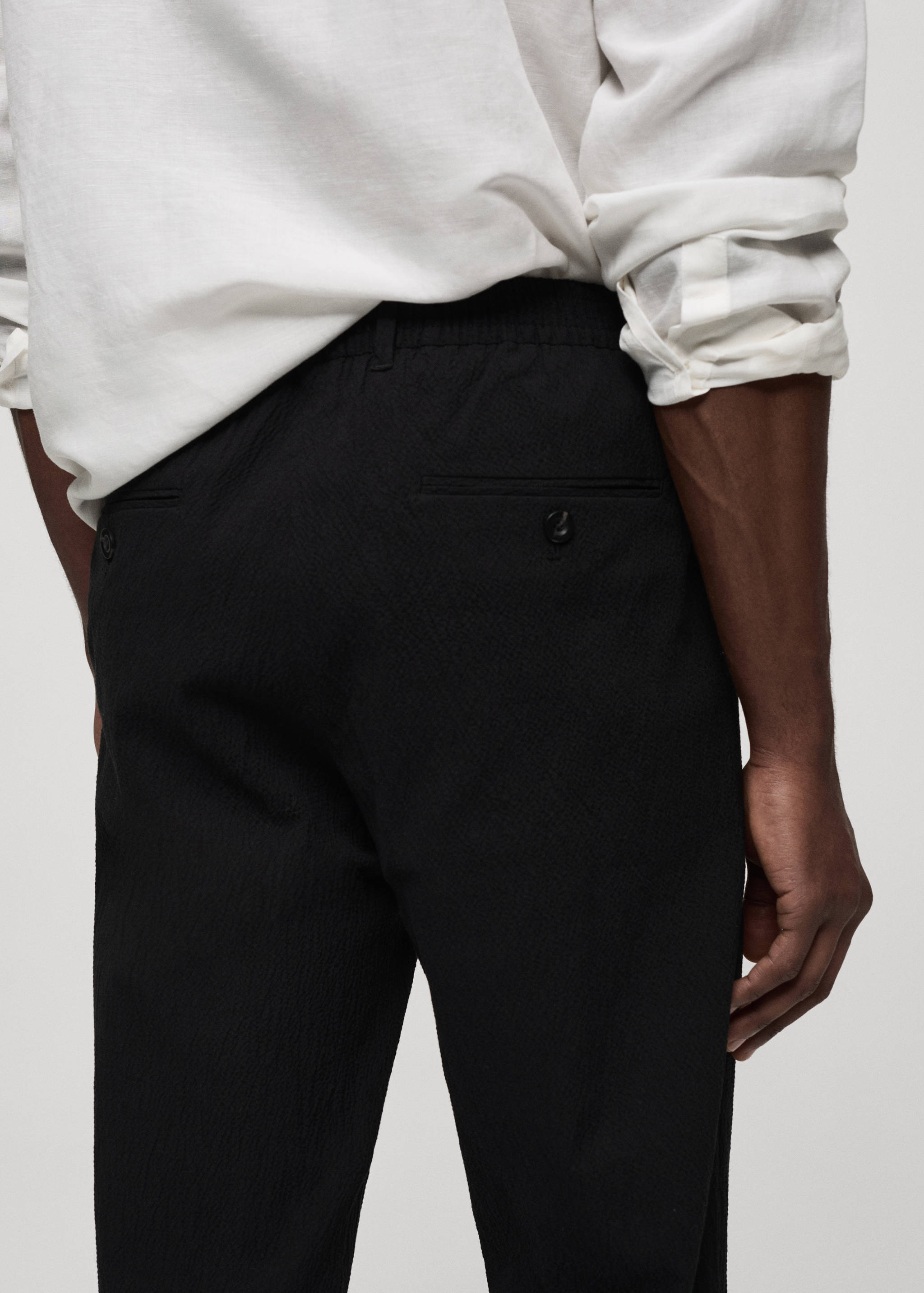 Pantalon coton seersucker - Détail de l'article 4