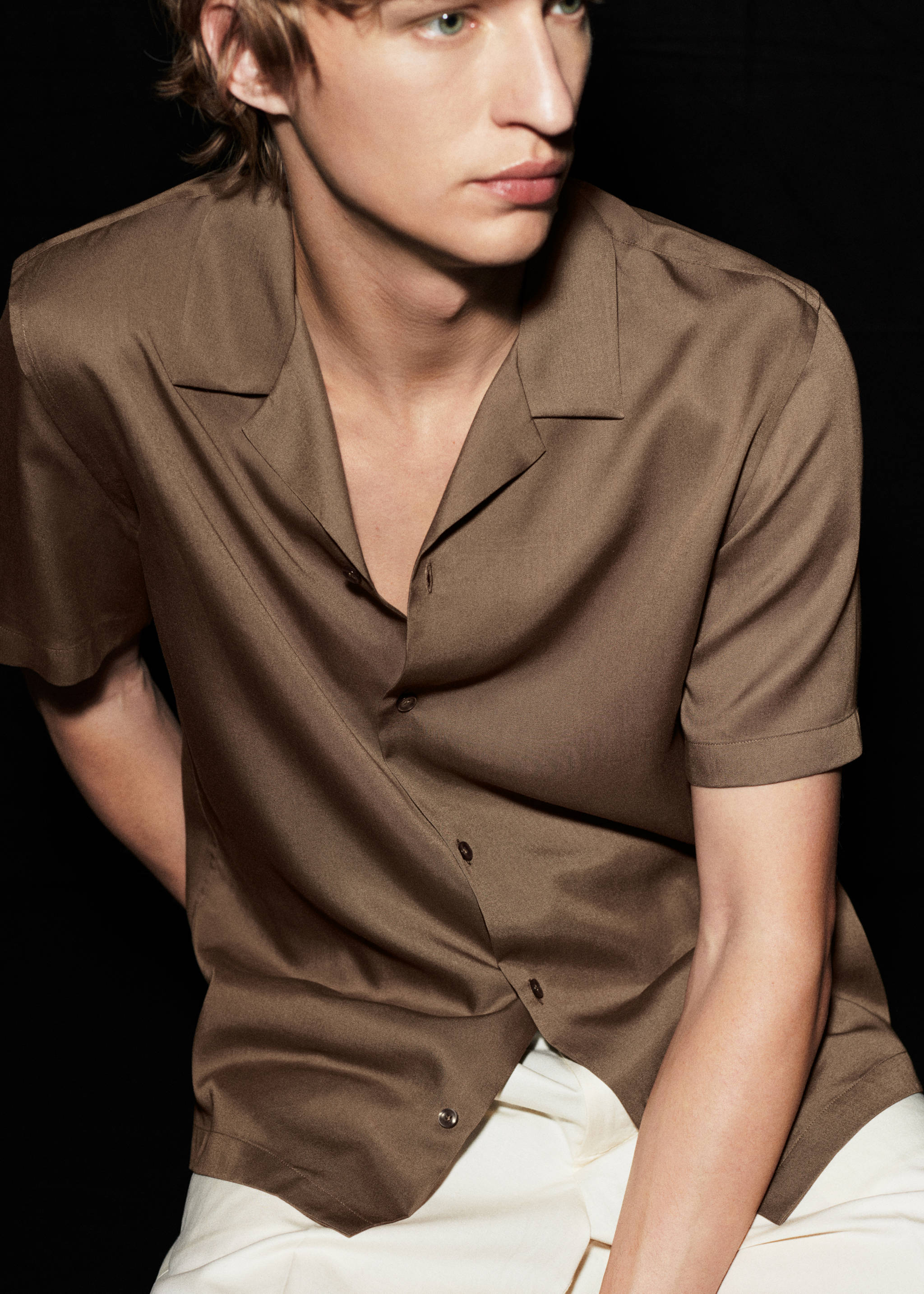 Chemise regular-fit col bowling - Détail de l'article 3