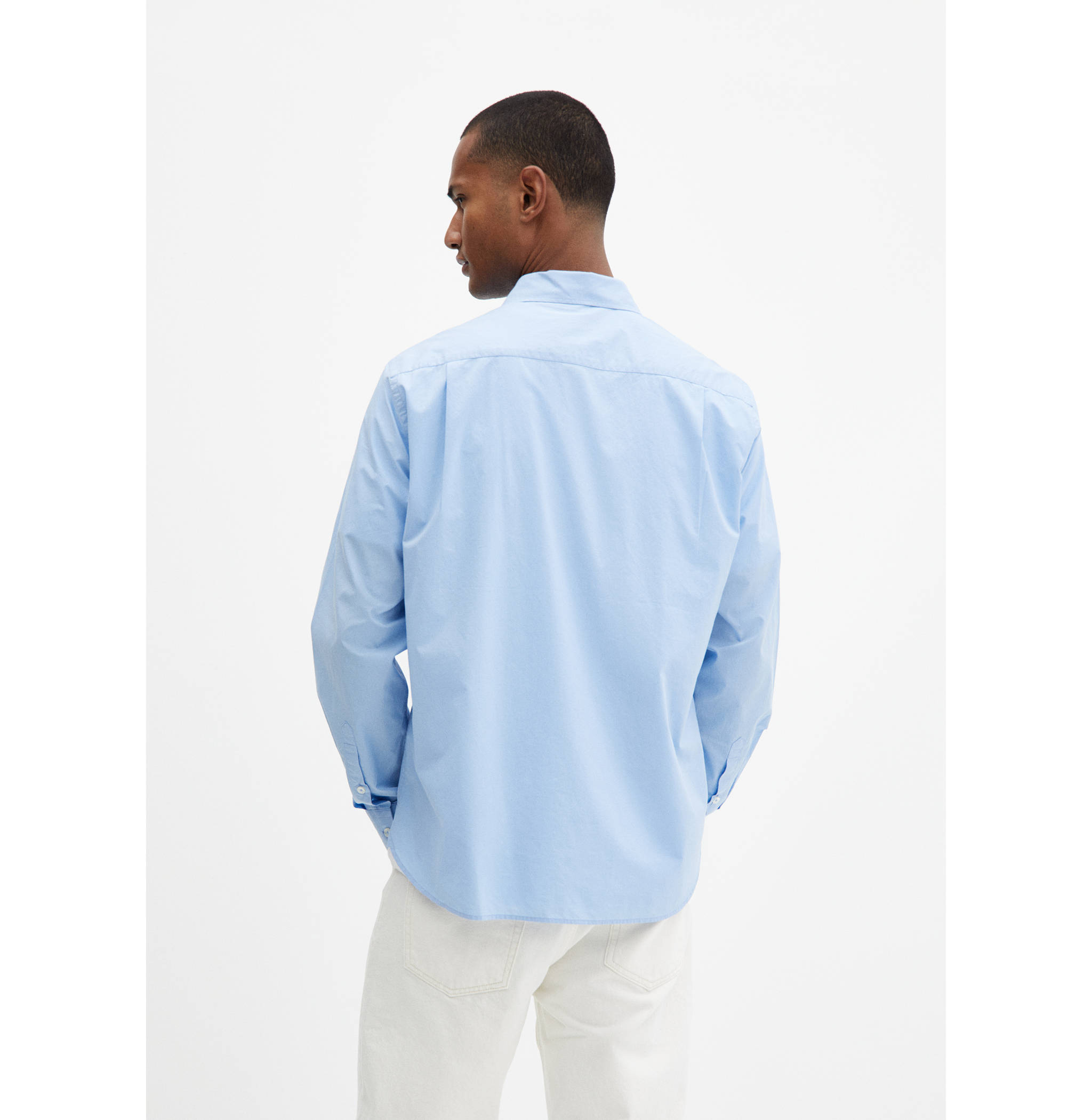 Chemise regular-fit 100 % coton poche - Verso de l’article