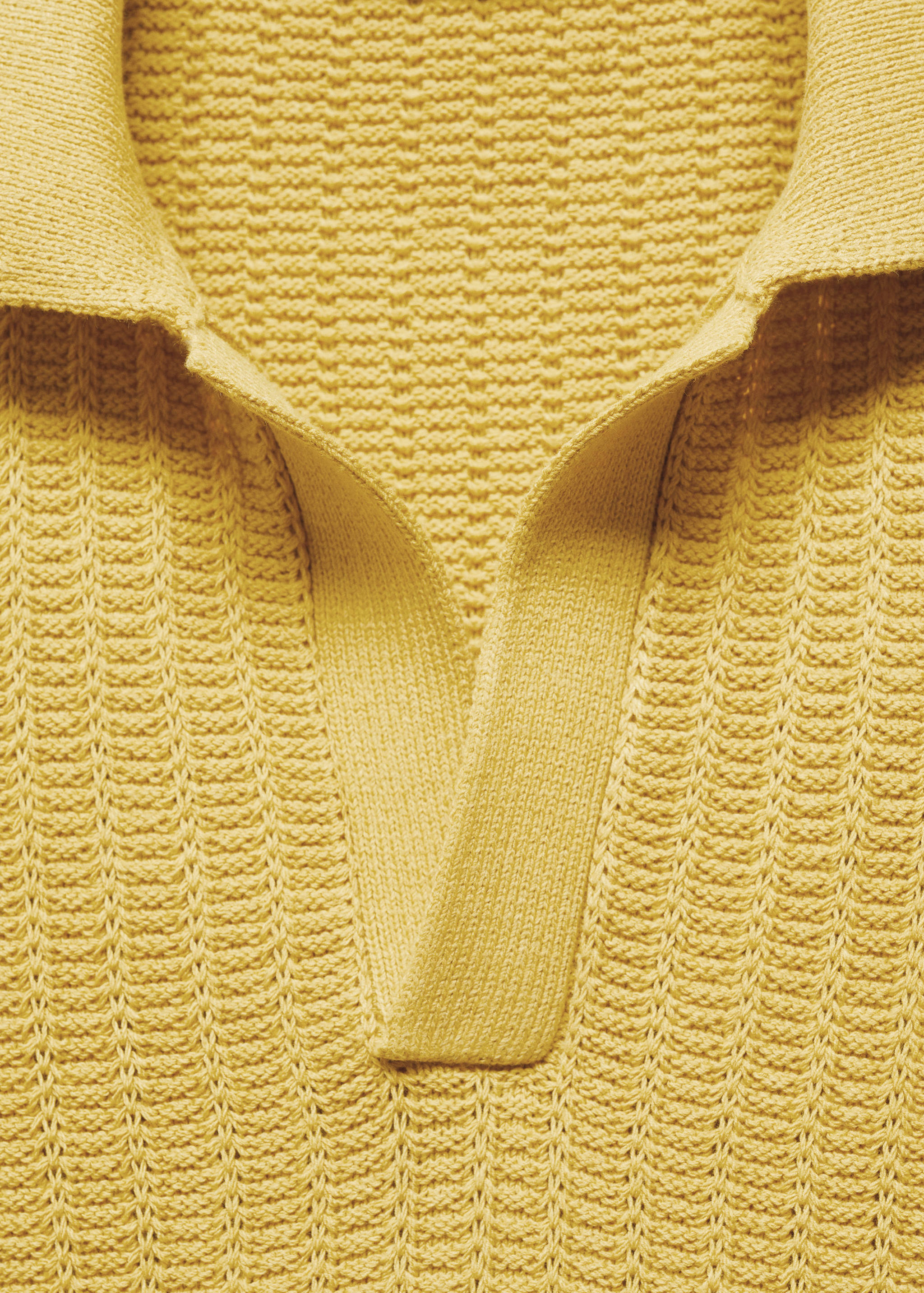 Braided knit polo shirt - Details of the article 8