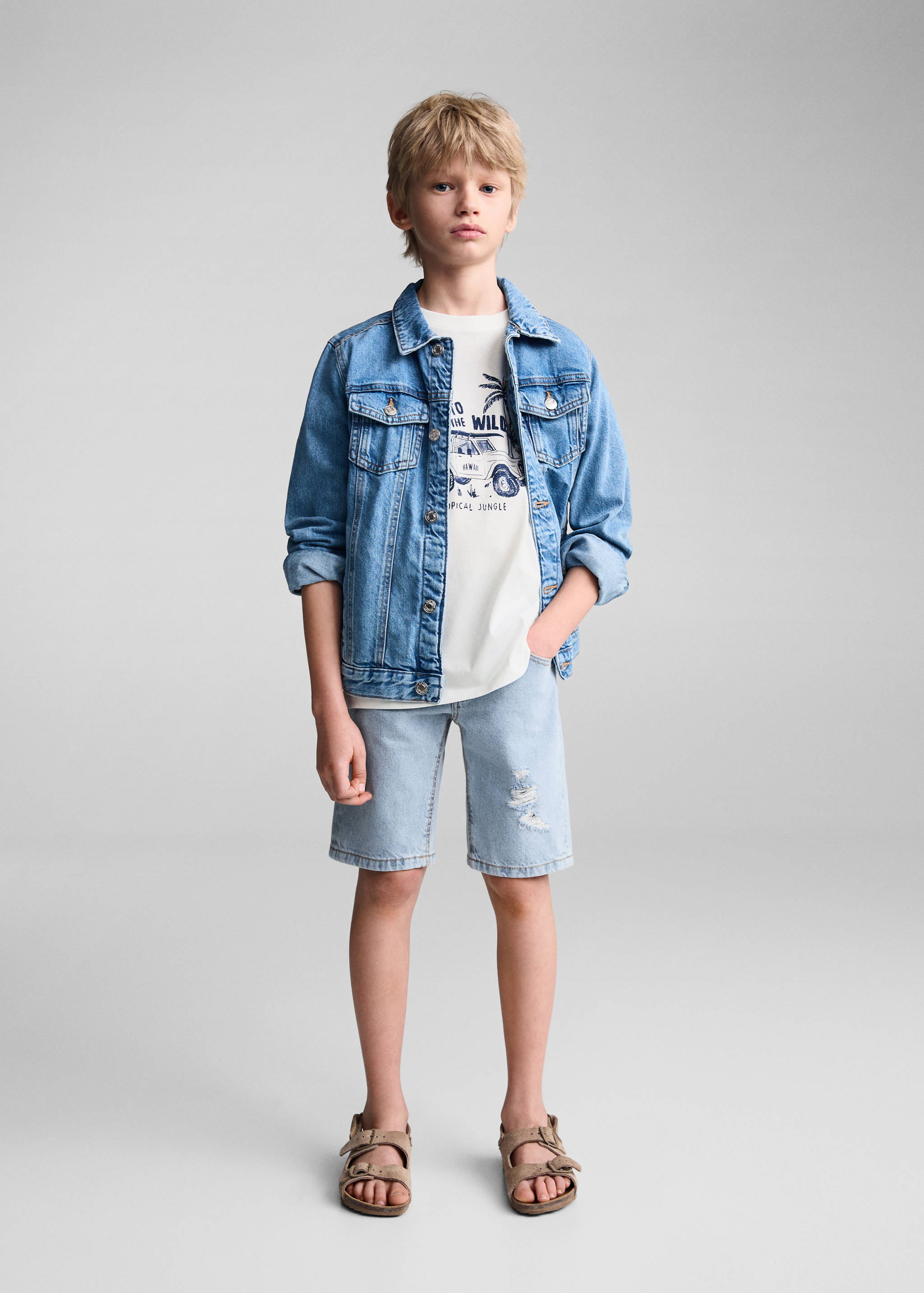 Surf printed t-shirt - General plane