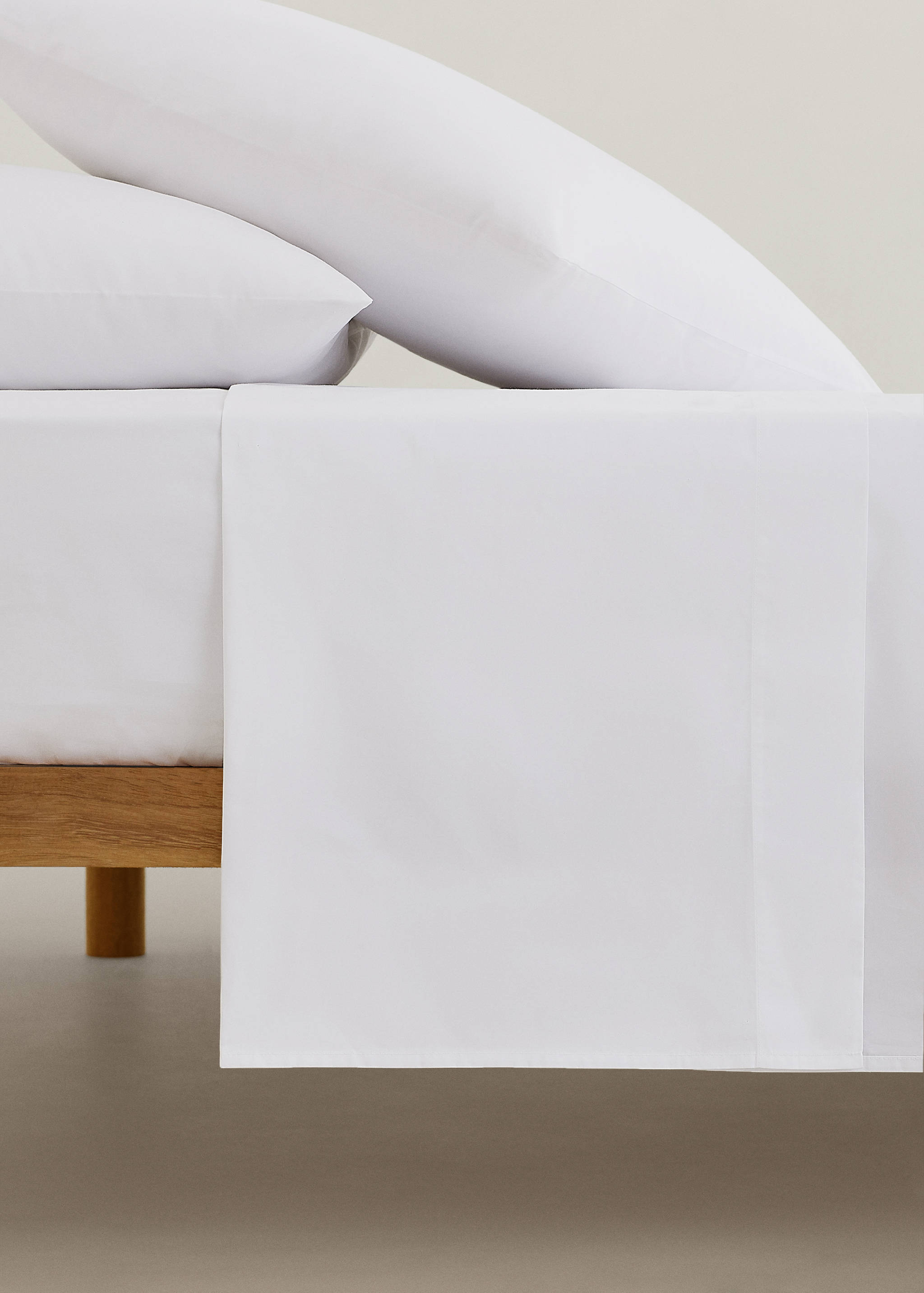 Lençol de cima de algodão de 500 fios (cama 135/140 cm) - Artigo sem modelo