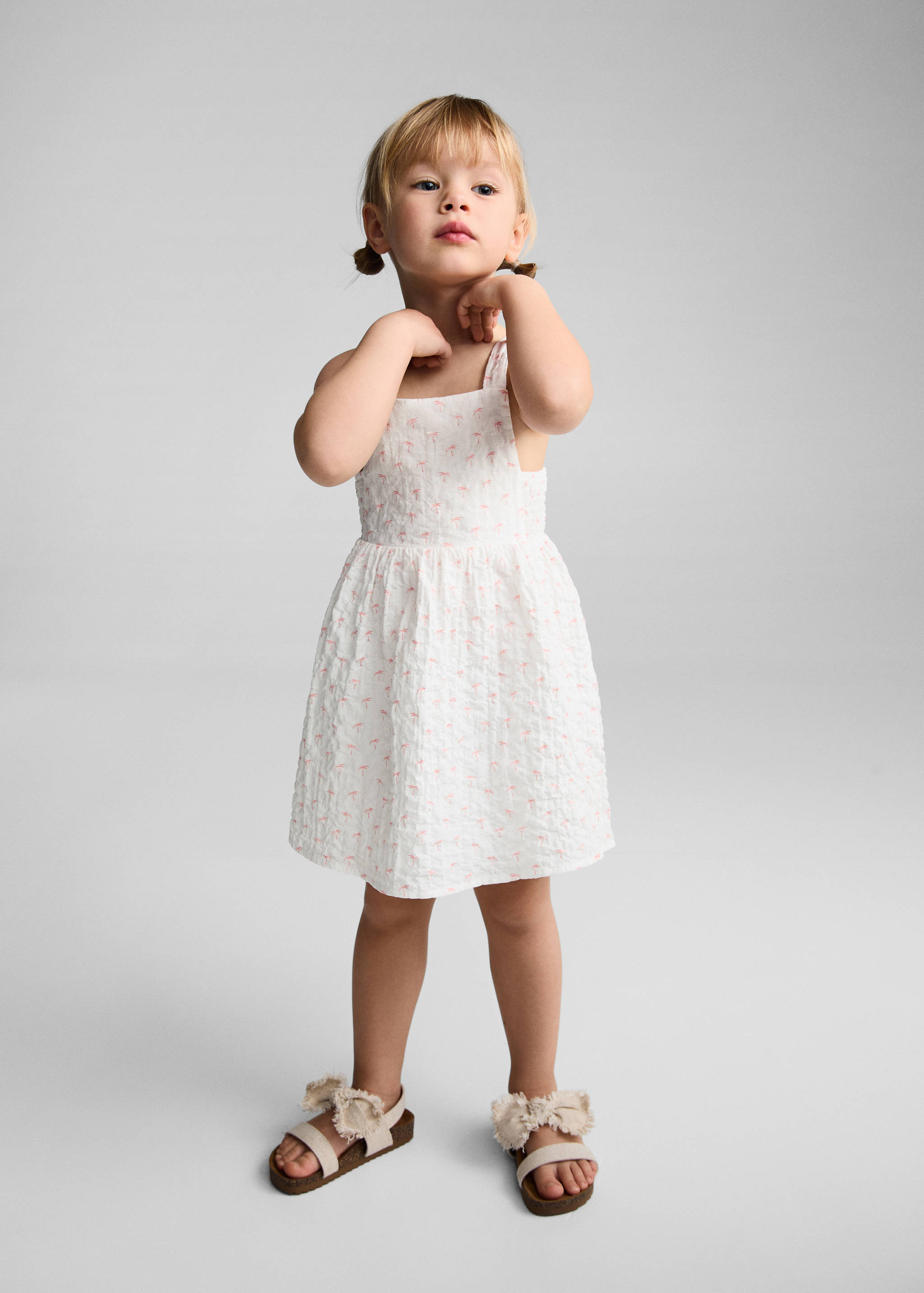 Printed cotton dress - General plane