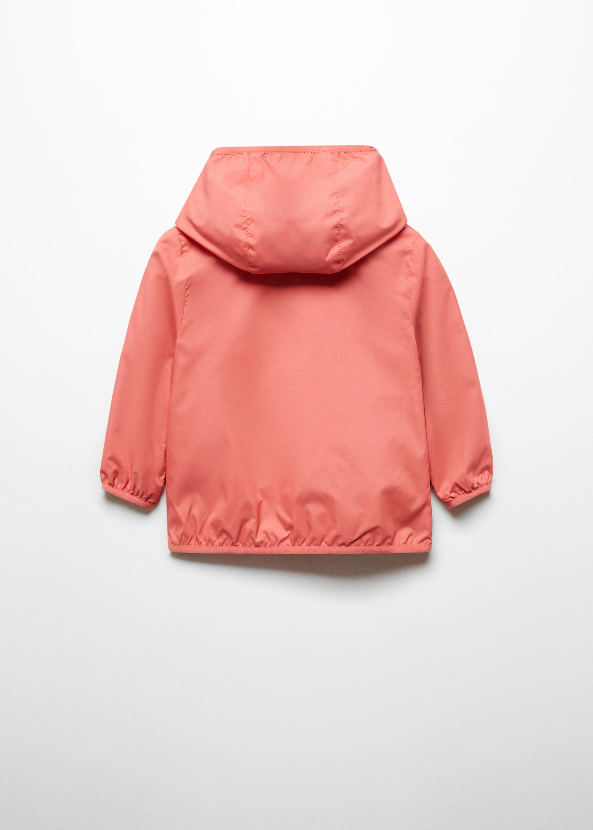 Raincoat hooded jacket - Reverse of the article