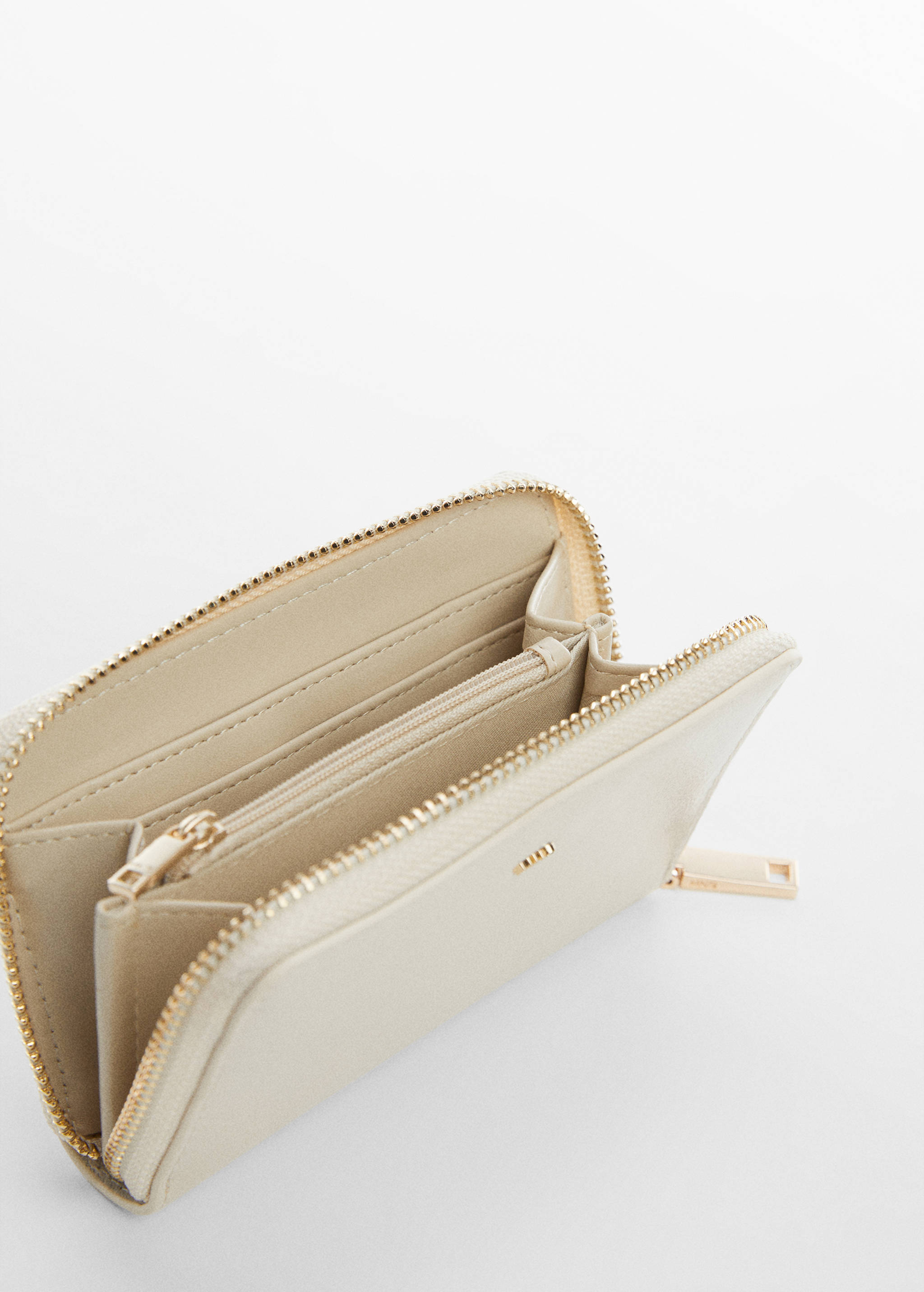 Embossed wallet with logo - Medium plane