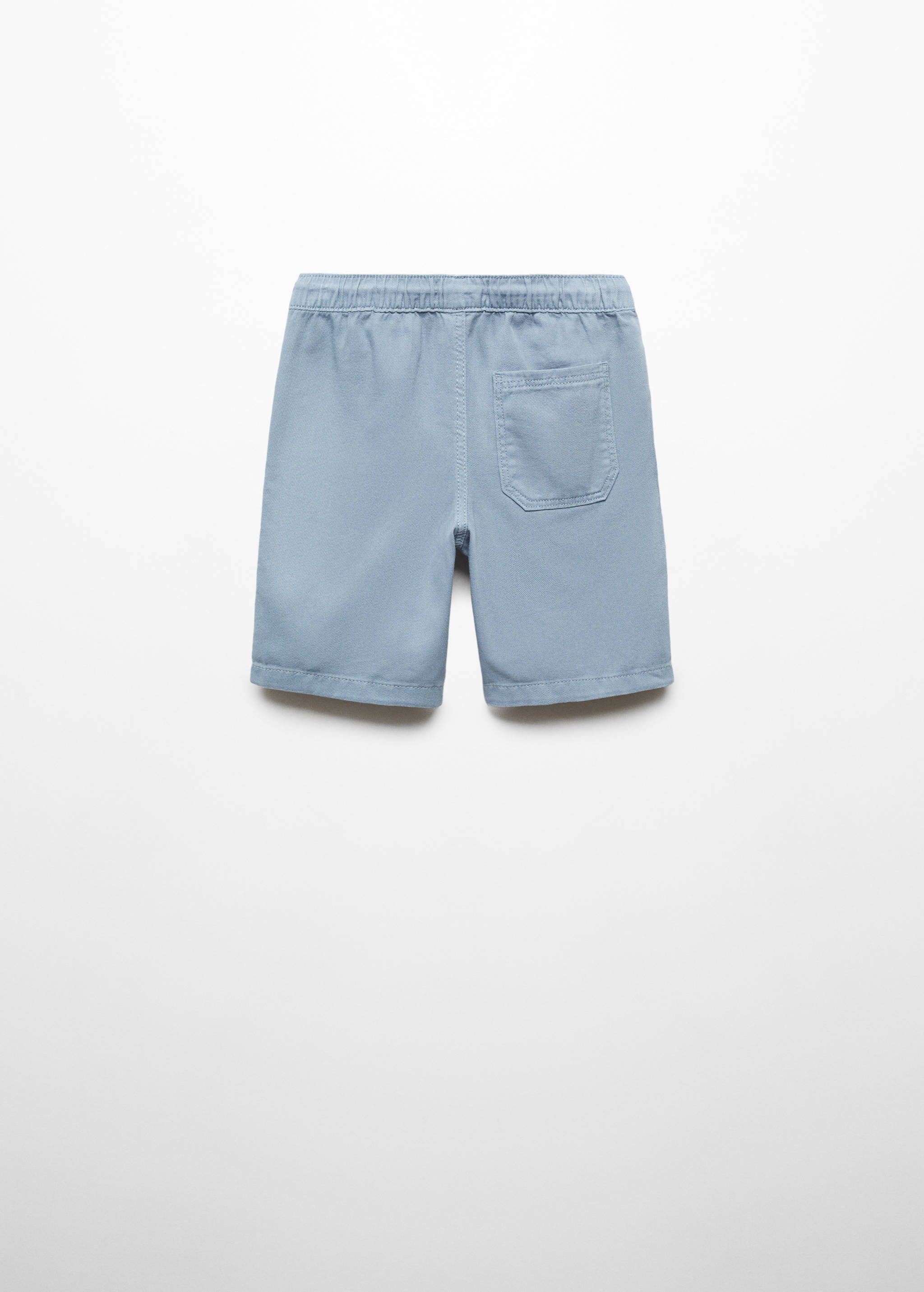 Bermuda coton taille élastique - Verso de l’article