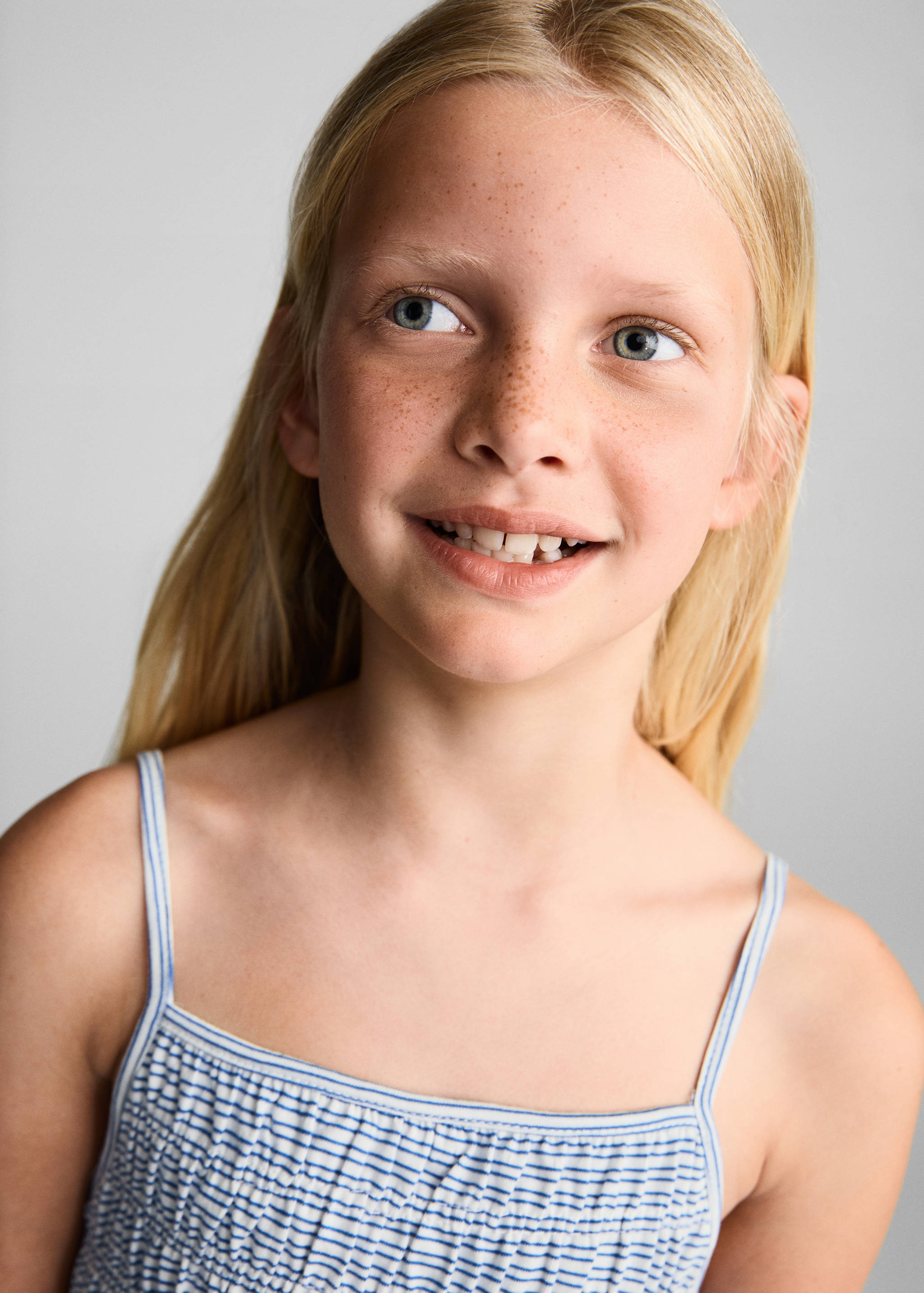 Robe froncée rayures - Détail de l'article 1