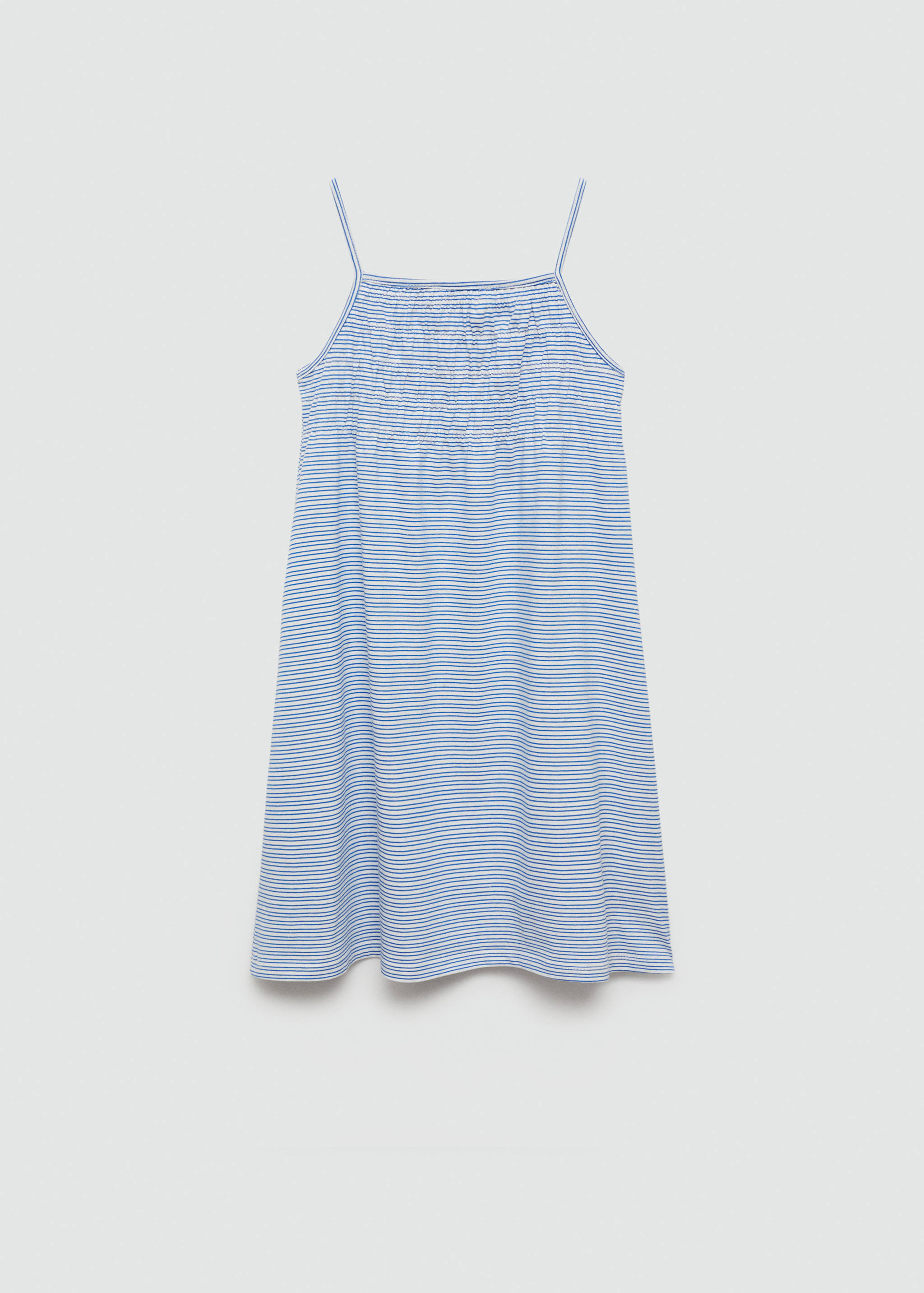 Robe froncée rayures - Verso de l’article