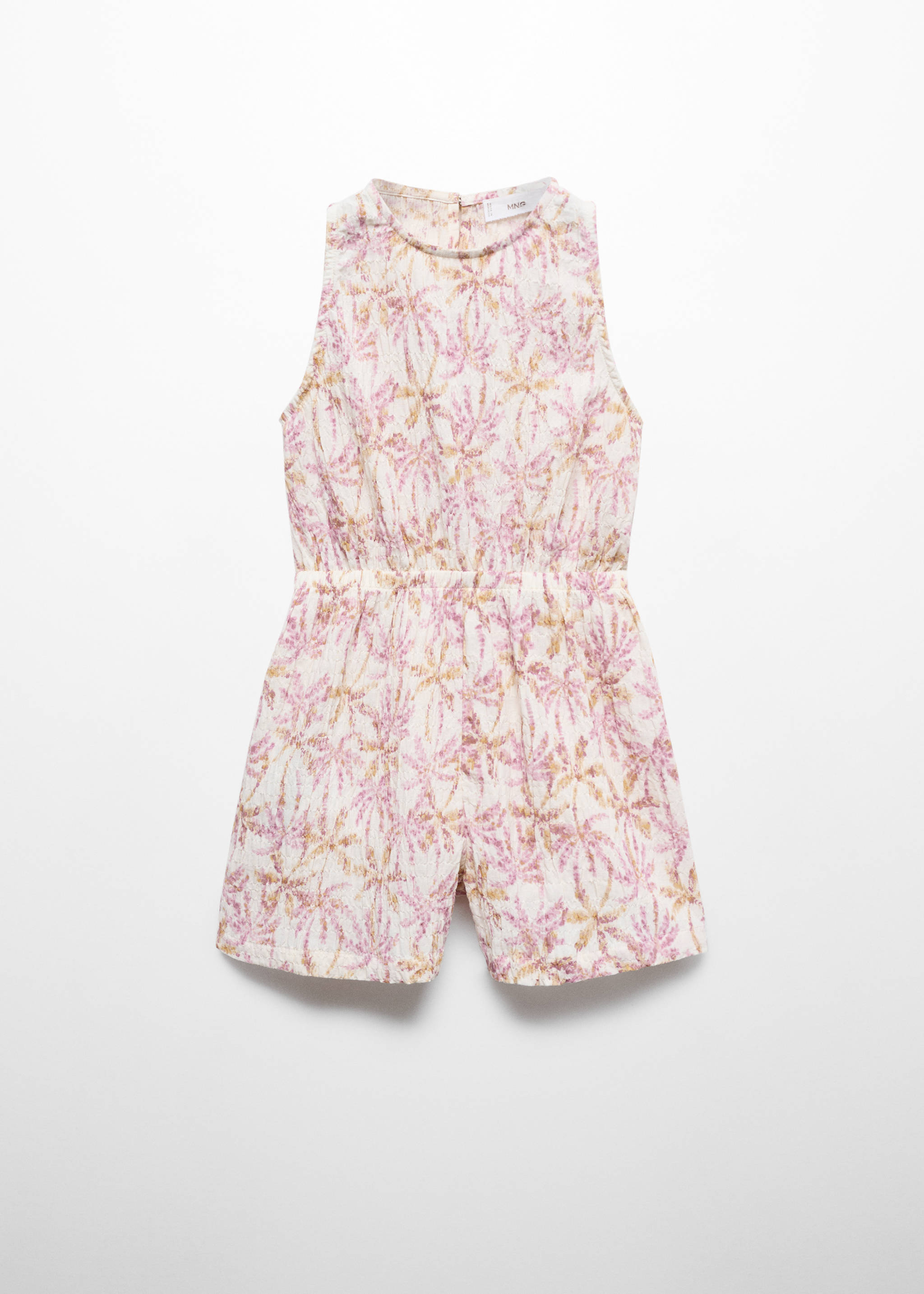 Palm-print jumpsuit - Article without model