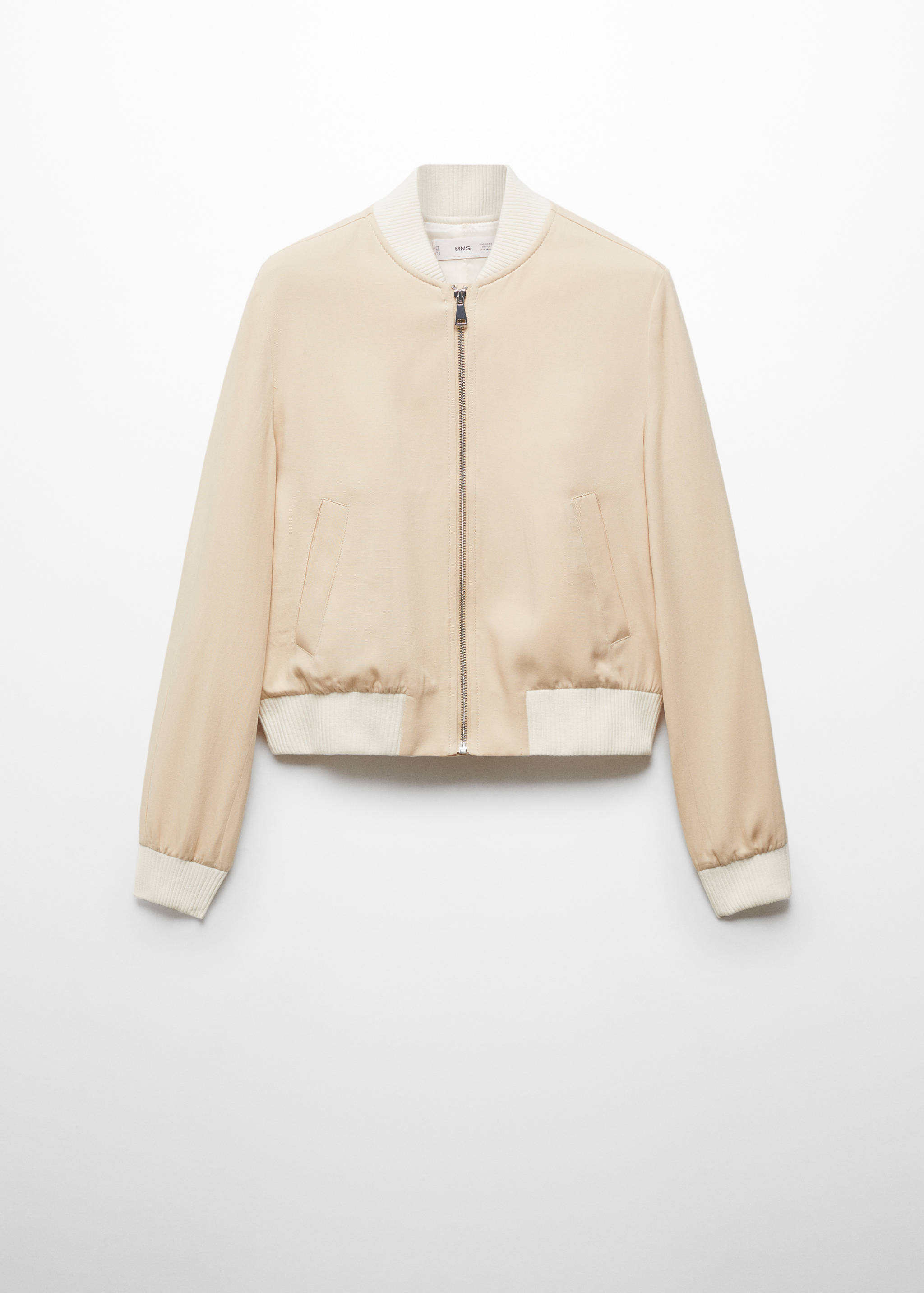Blouson bomber Lyocell lin - Article sans modèle